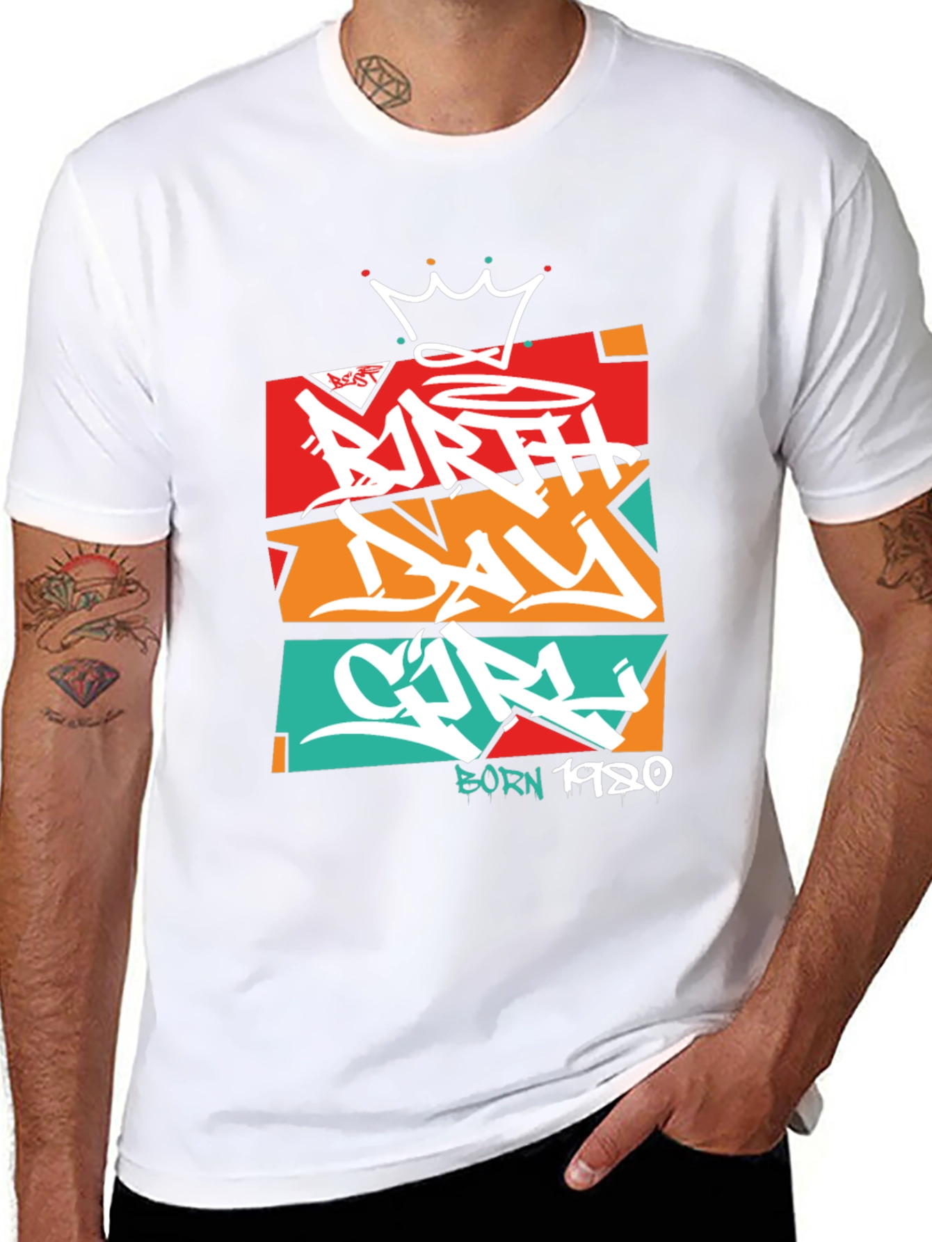 Birthday Girl T-Shirt - Graffiti Style