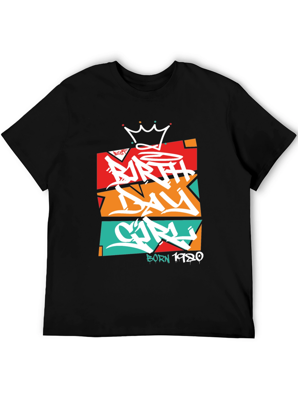Birthday Girl T-Shirt - Graffiti Style