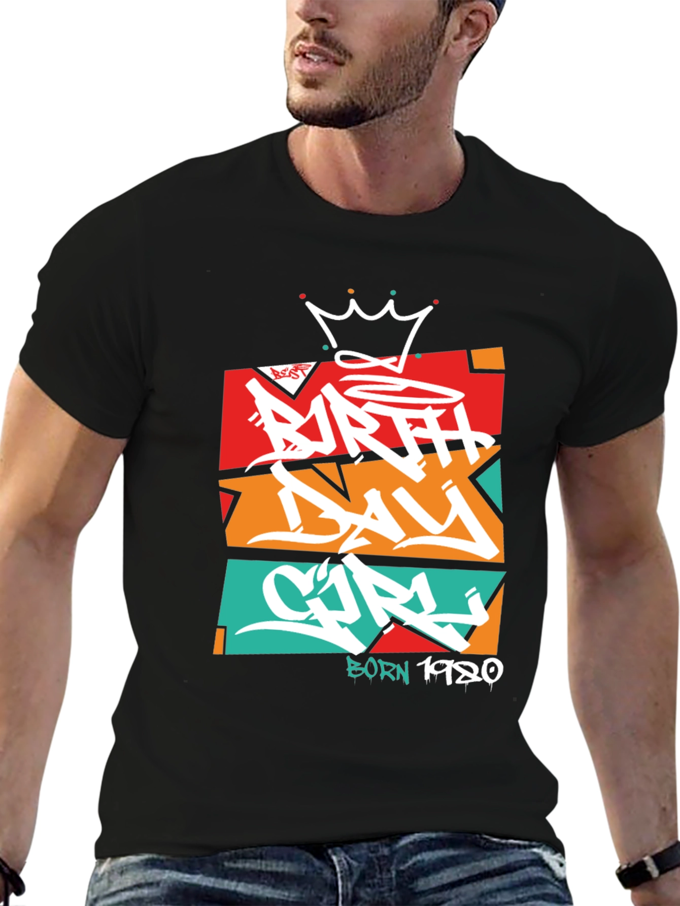 Birthday Girl T-Shirt - Graffiti Style
