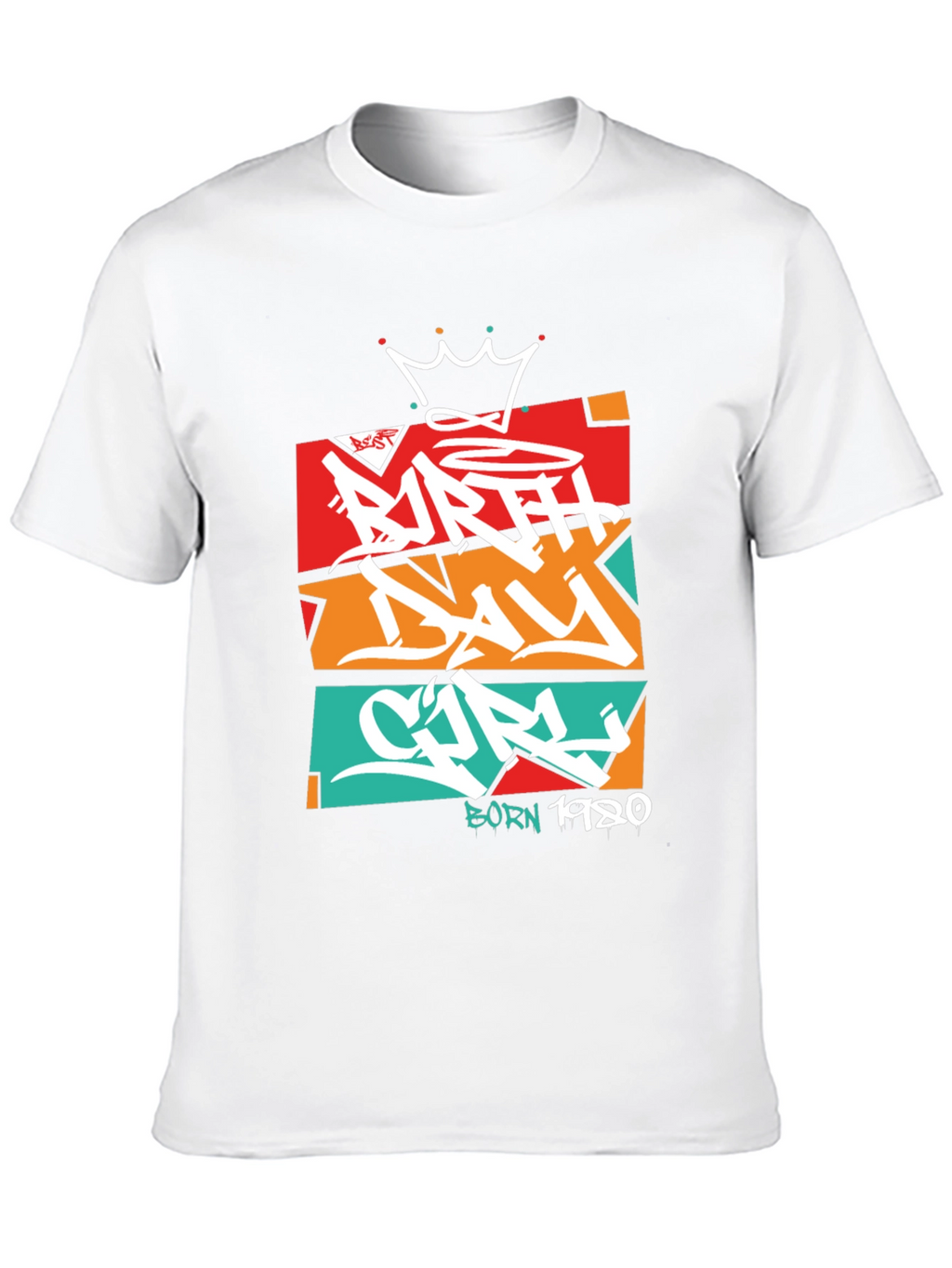 Birthday Girl T-Shirt - Graffiti Style