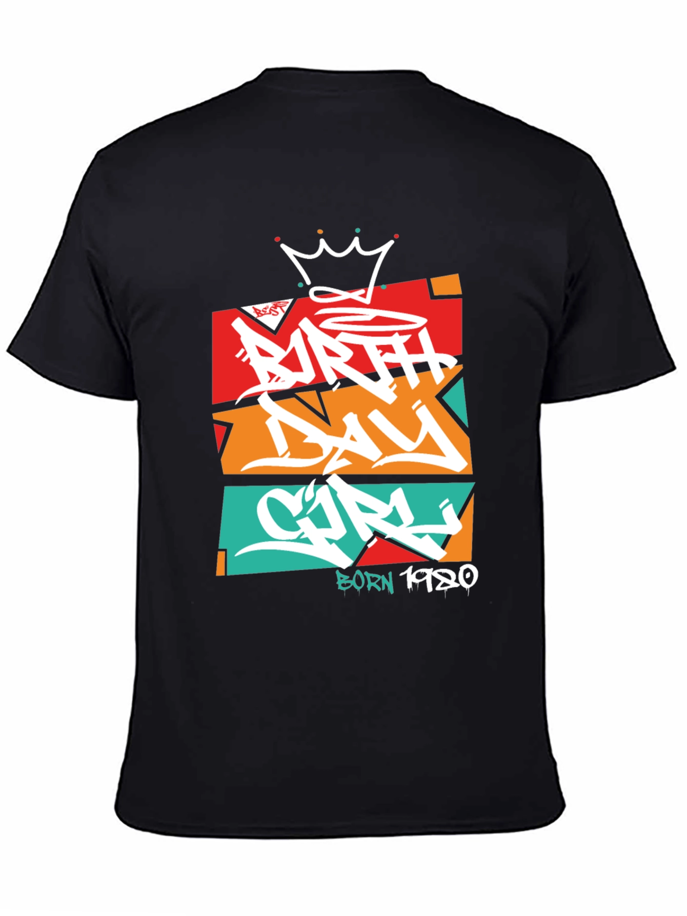 Birthday Girl T-Shirt - Graffiti Style
