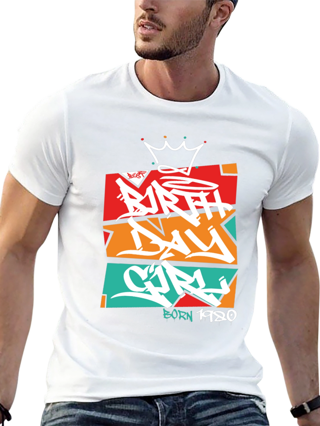 Birthday Girl T-Shirt - Graffiti Style