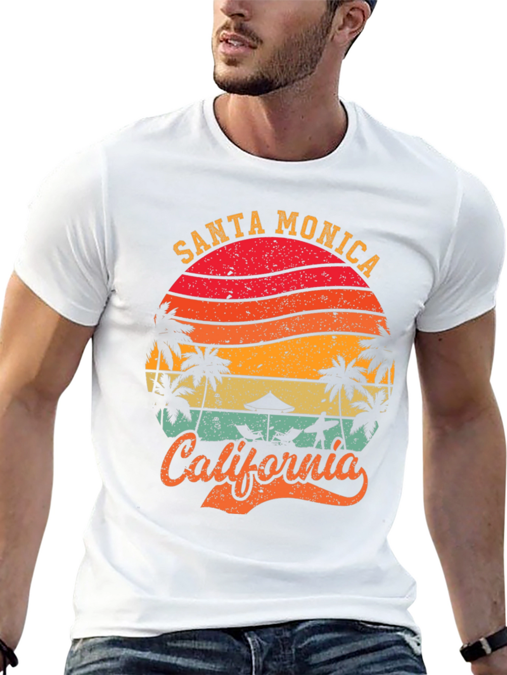 Santa Monica California Graphic Tee