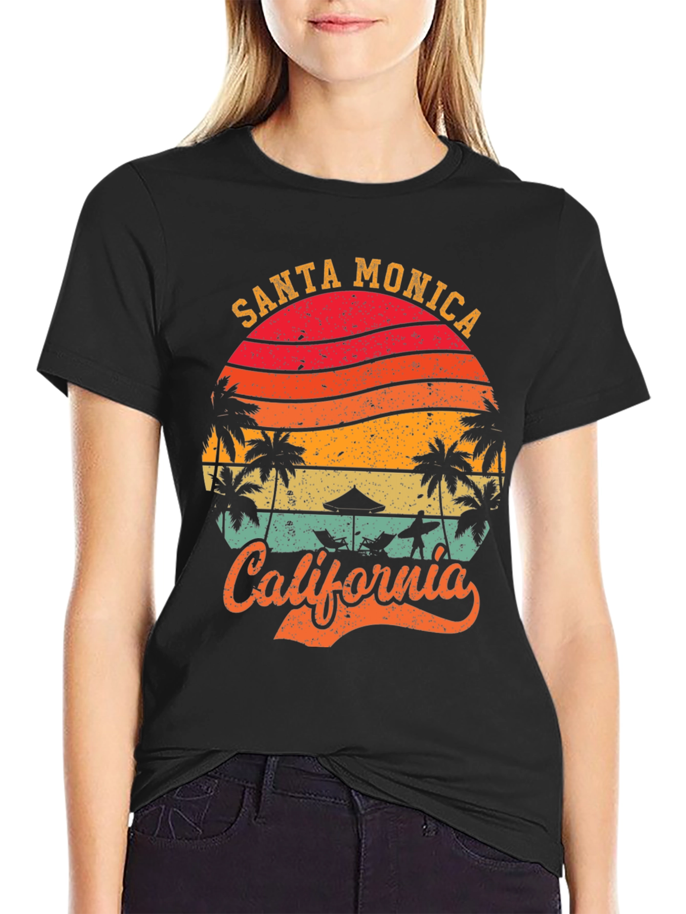 Santa Monica California Graphic Tee