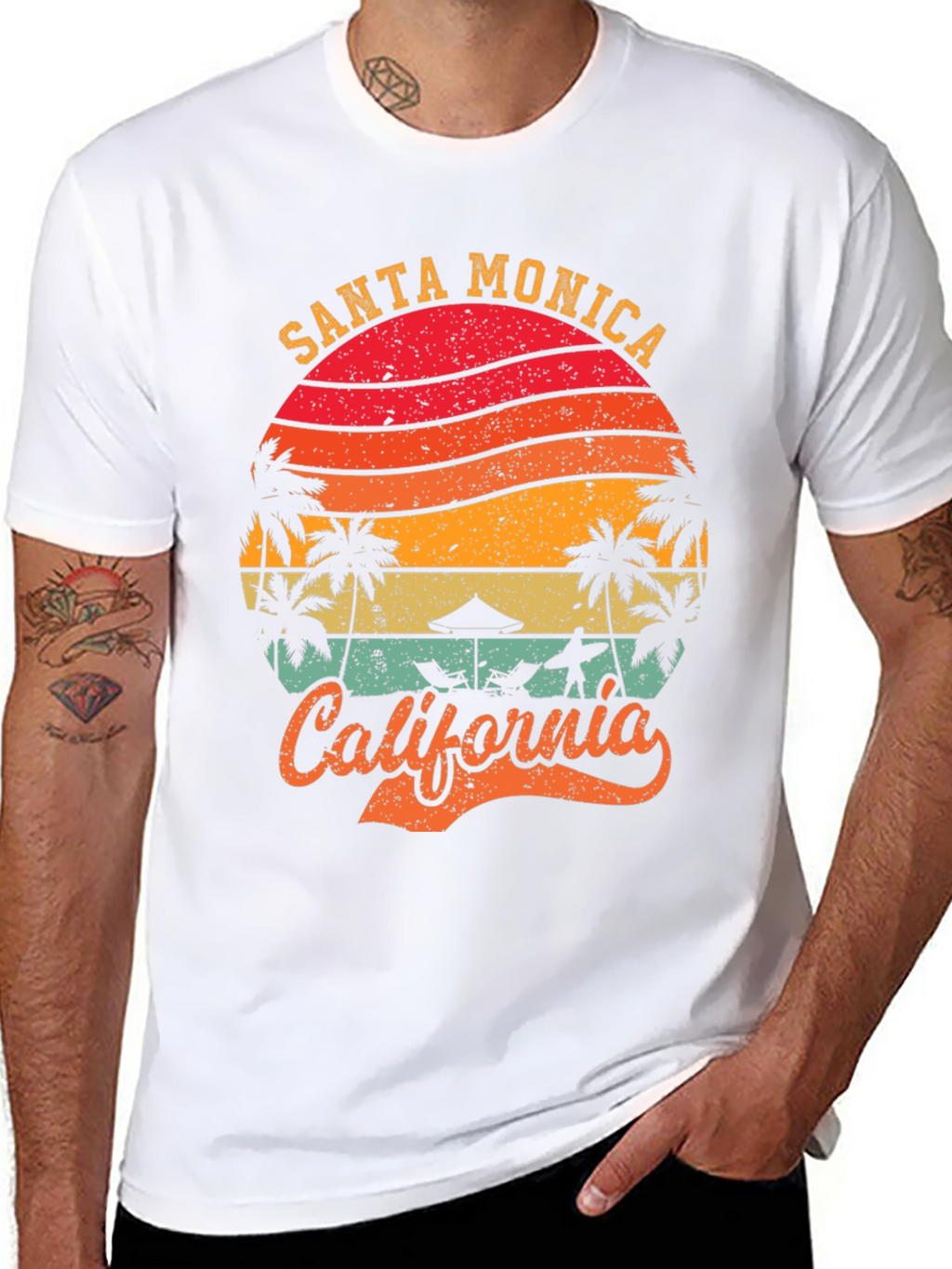 Santa Monica California Graphic Tee