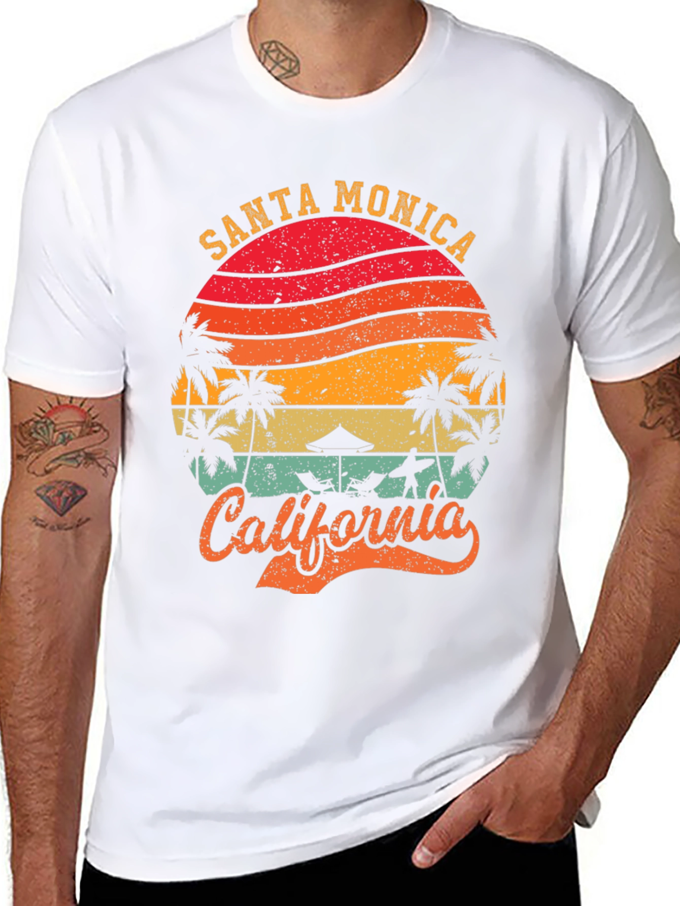 Santa Monica California Graphic Tee