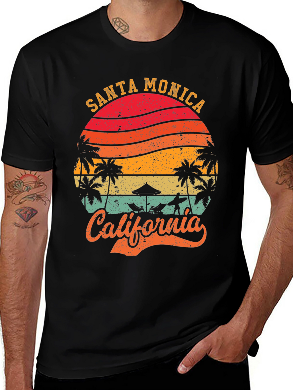 Santa Monica California Graphic Tee