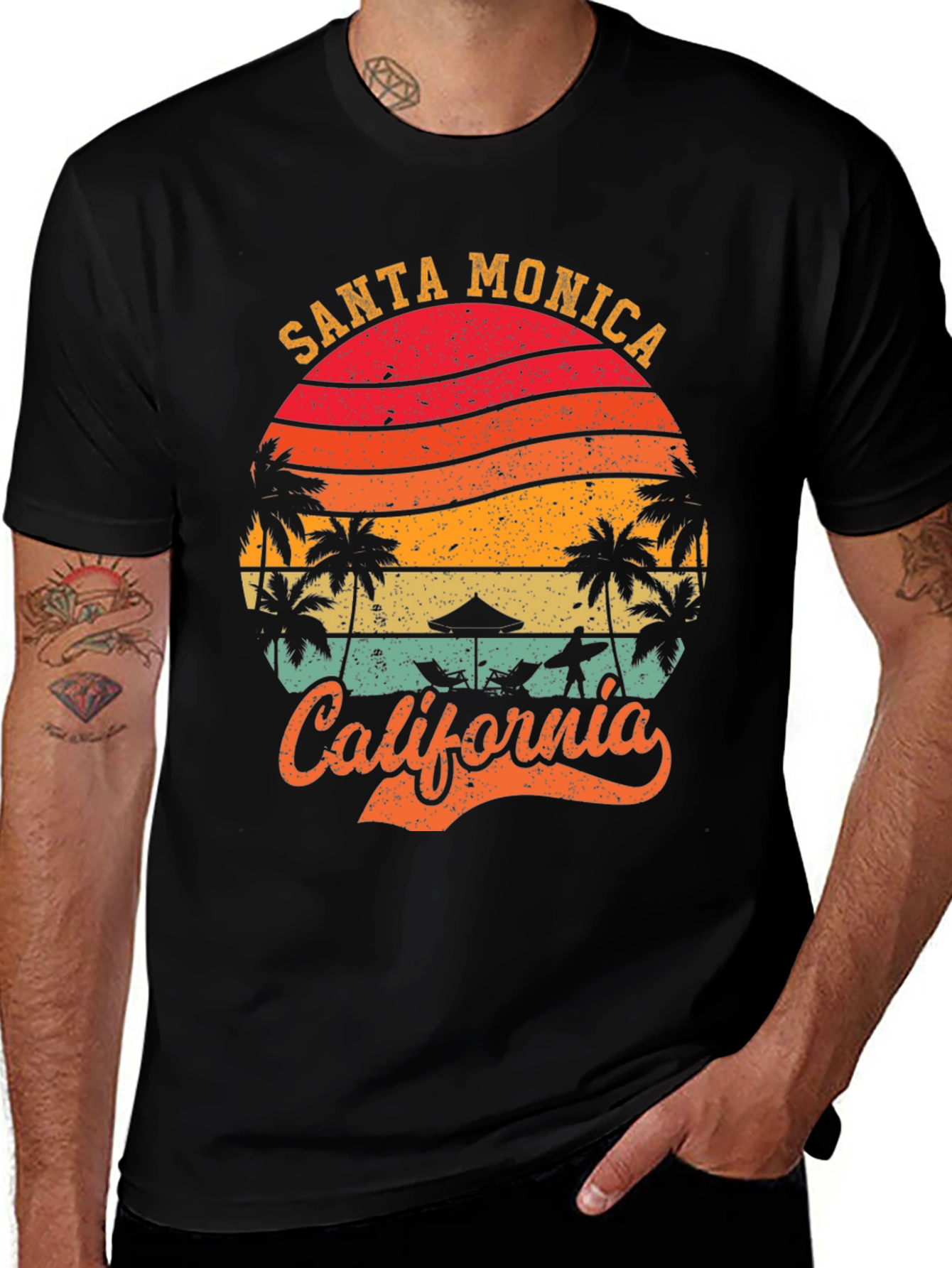 Santa Monica California Graphic Tee
