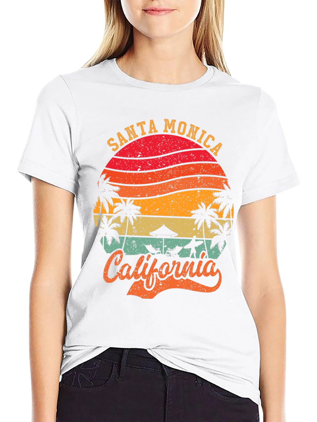 Santa Monica California Graphic Tee