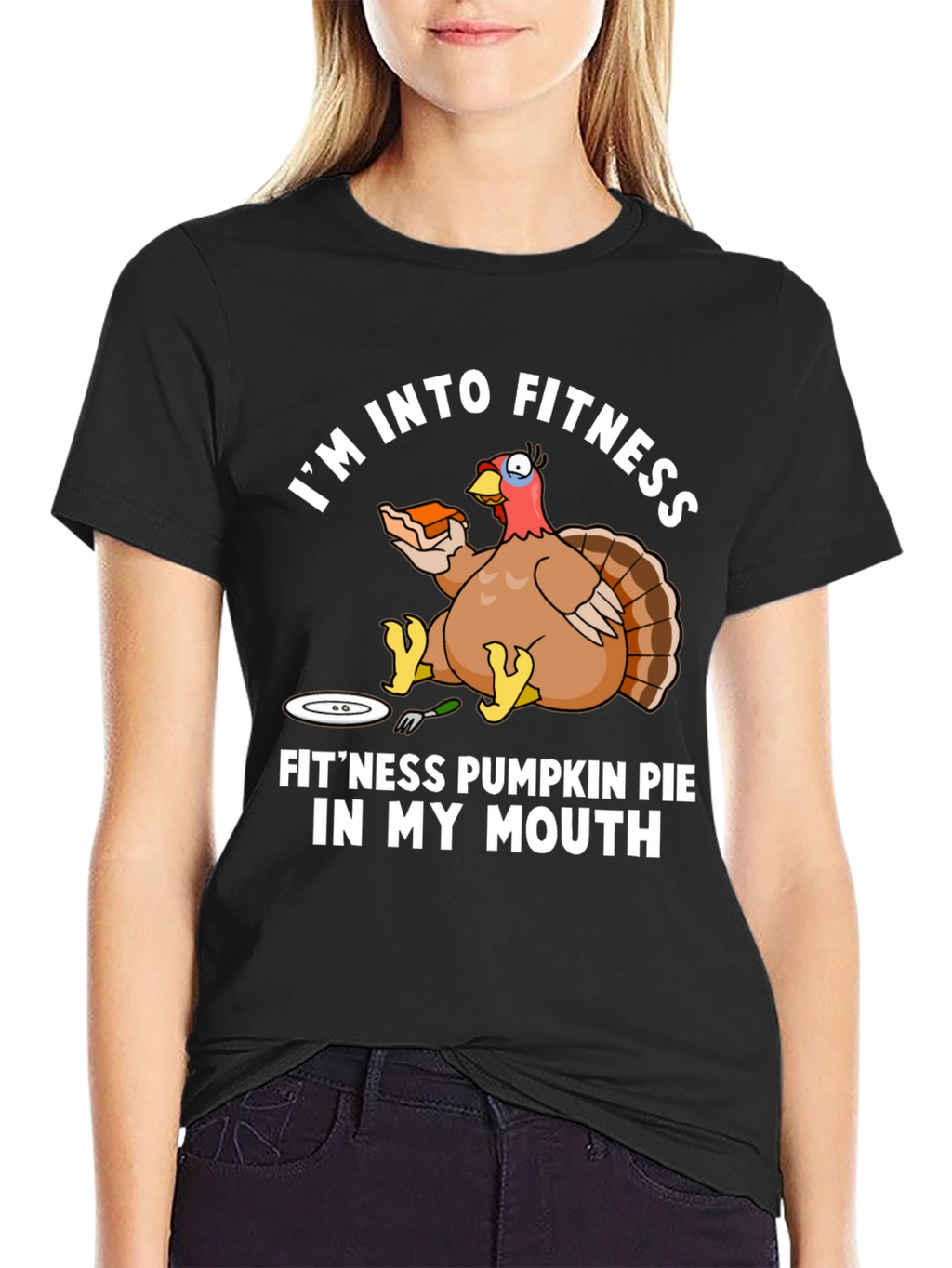 Fitness Pumpkin Pie Thanksgiving T-Shirt