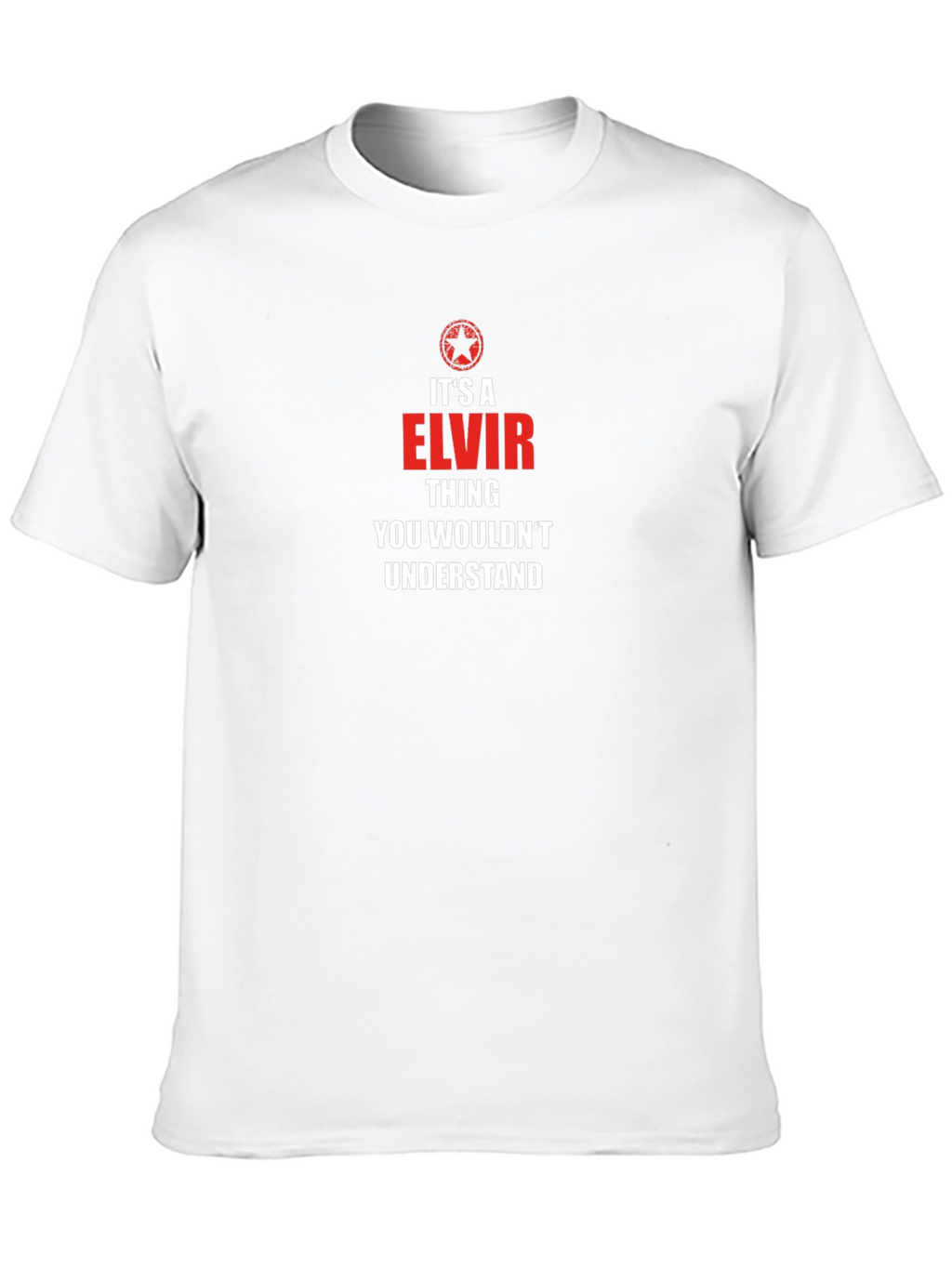 Elvir Thing T-Shirt - Personalized Name Tee