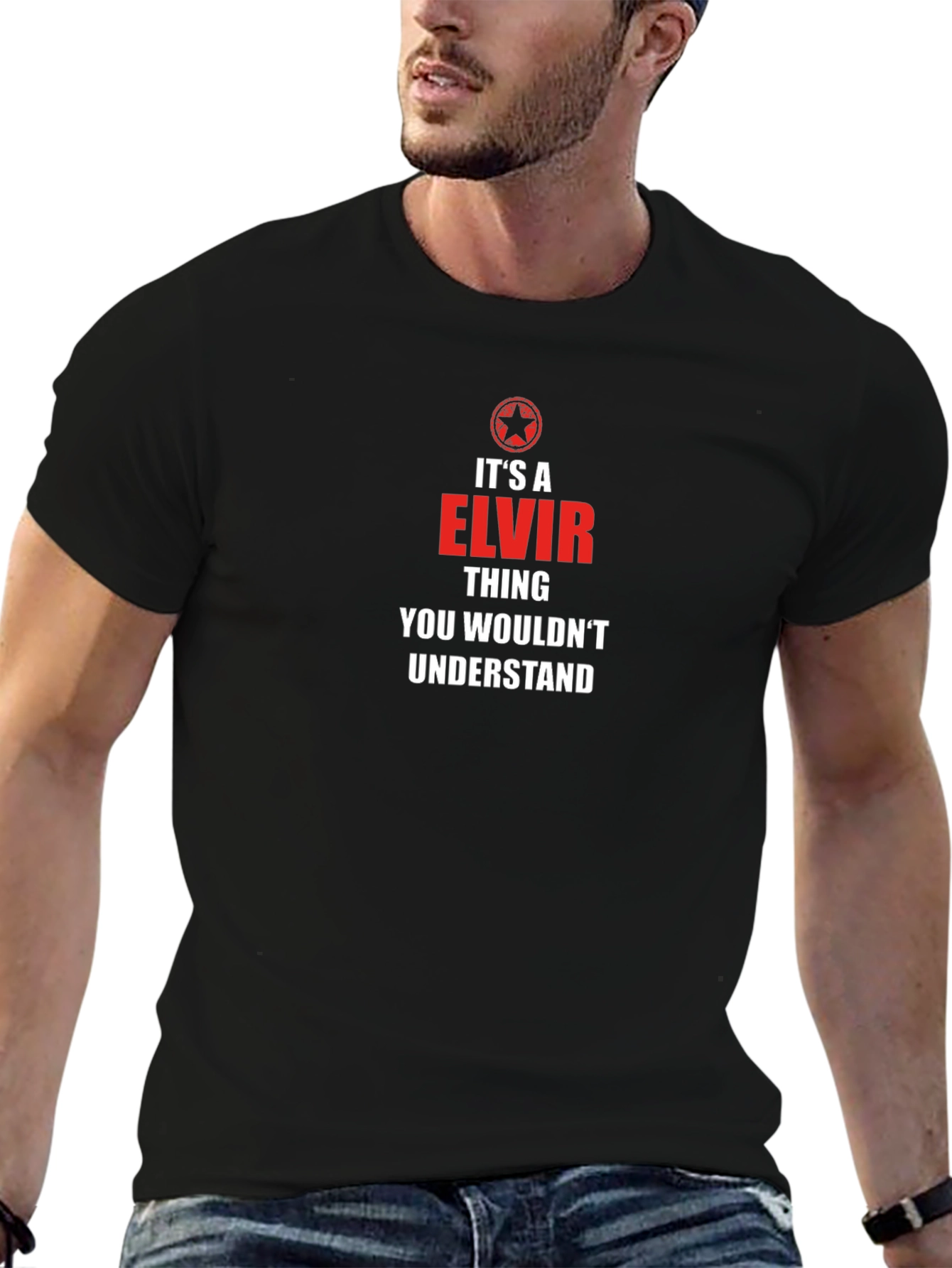 Elvir Thing T-Shirt - Personalized Name Tee