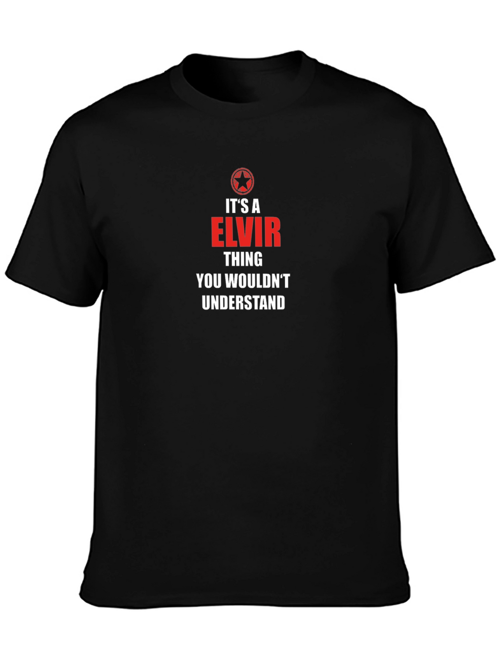 Elvir Thing T-Shirt - Personalized Name Tee