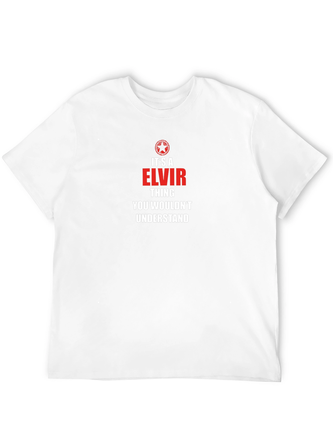 Elvir Thing T-Shirt - Personalized Name Tee