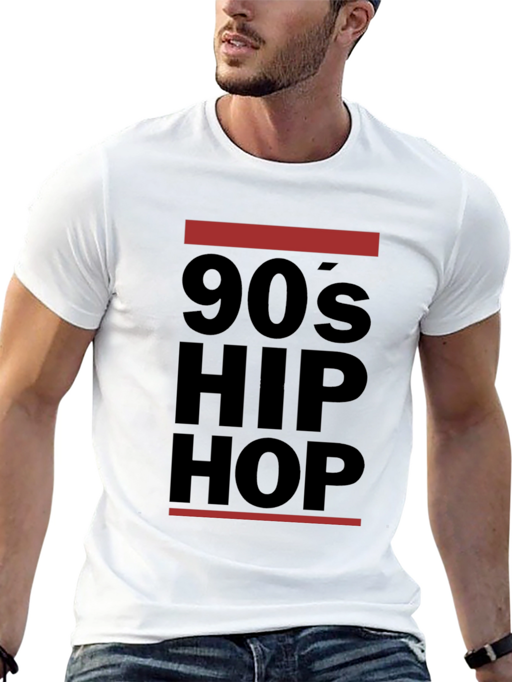 90s Hip Hop Graphic Tee - Retro Style
