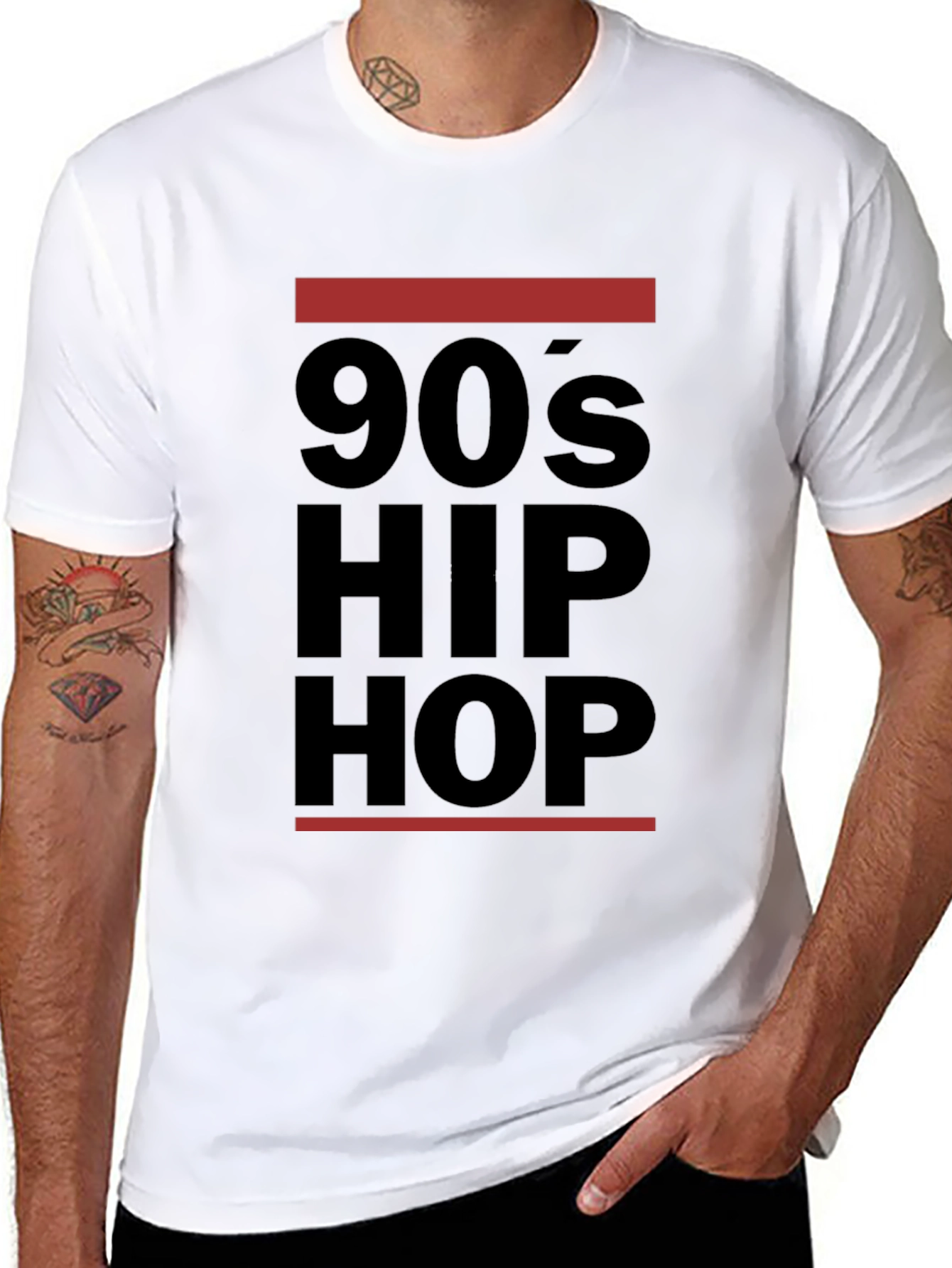 90s Hip Hop Graphic Tee - Retro Style