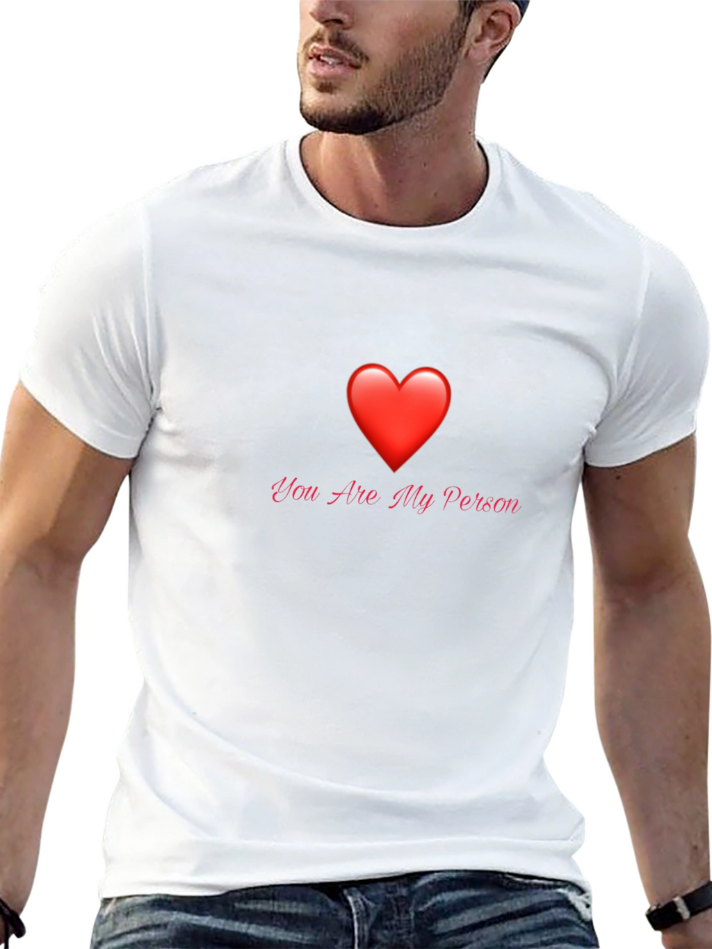 You Are My Person Graphic T-Shirt - Black