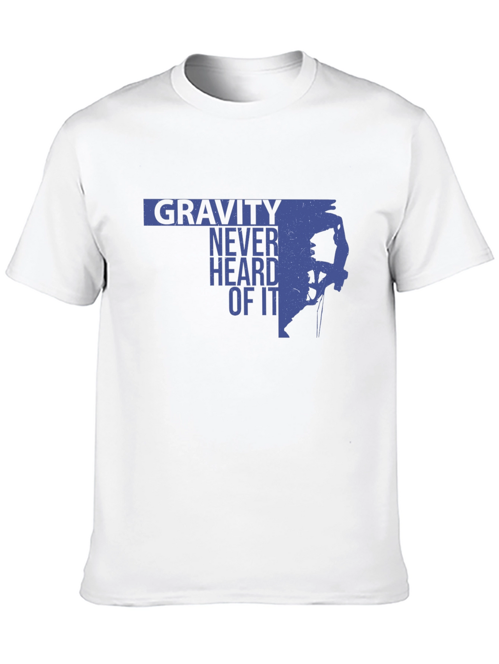 Gravity Never Heard of It Black Tee
