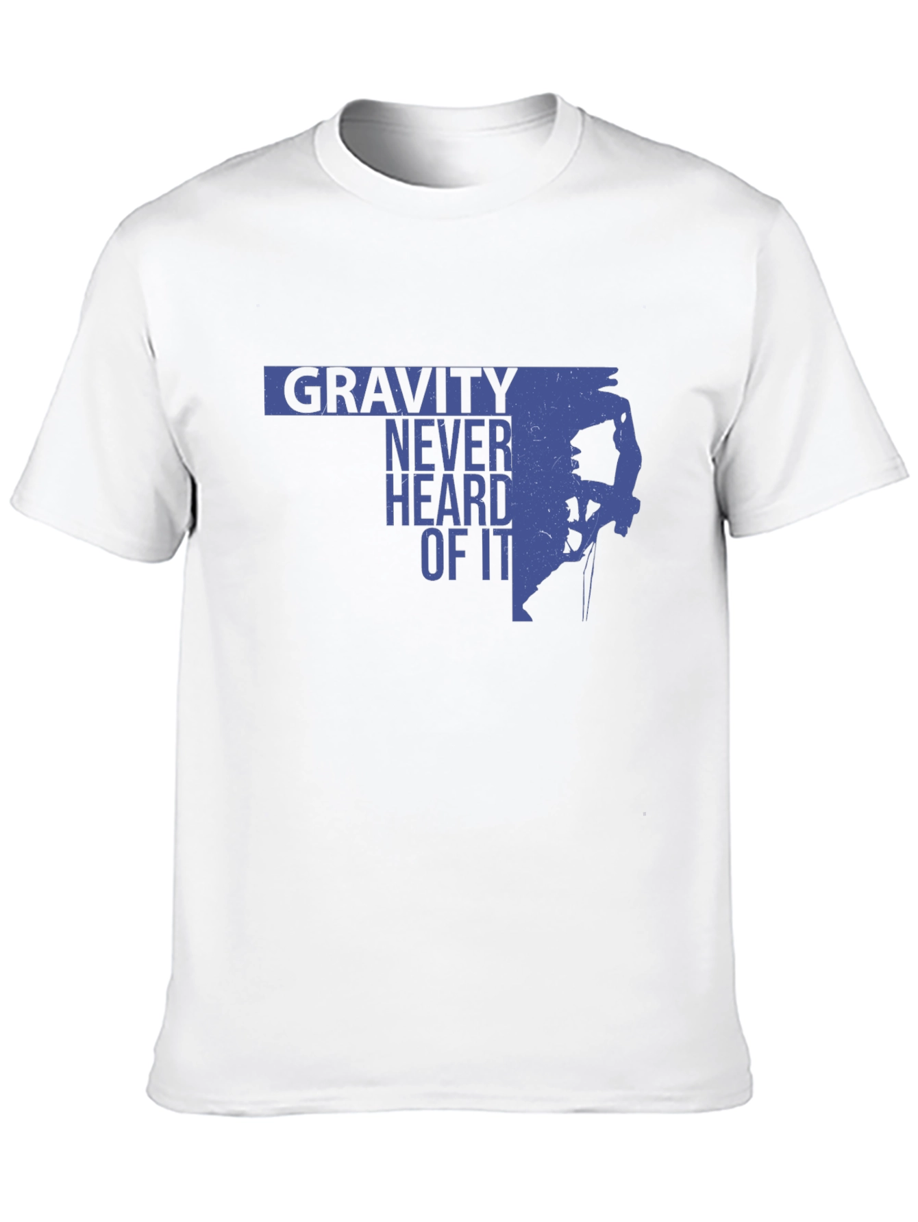 Gravity Never Heard of It Black Tee