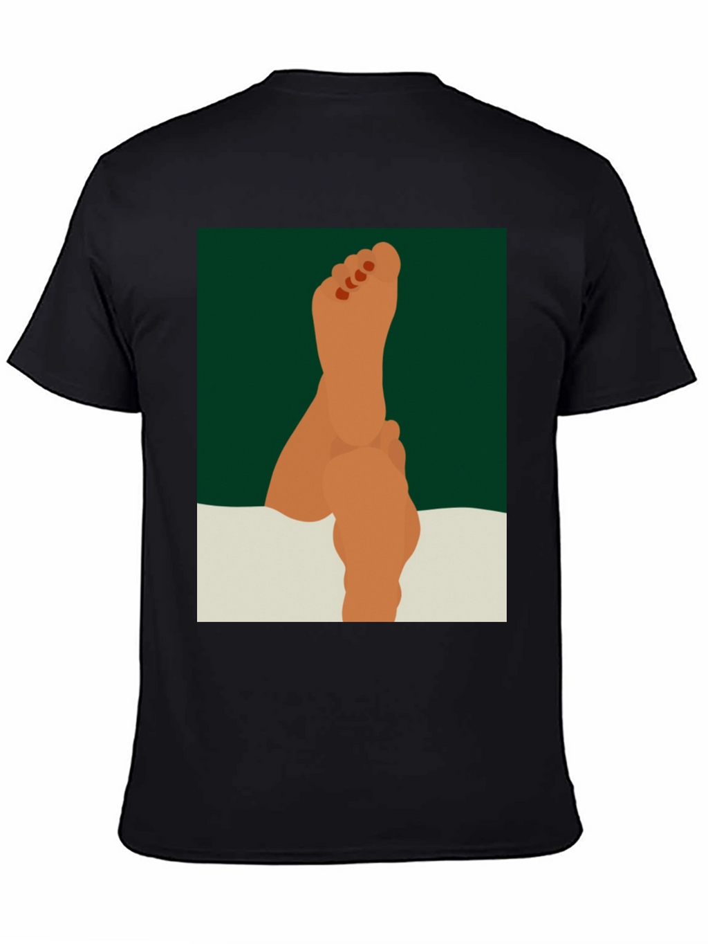 Feet Up Graphic Tee - Relaxed & Stylish