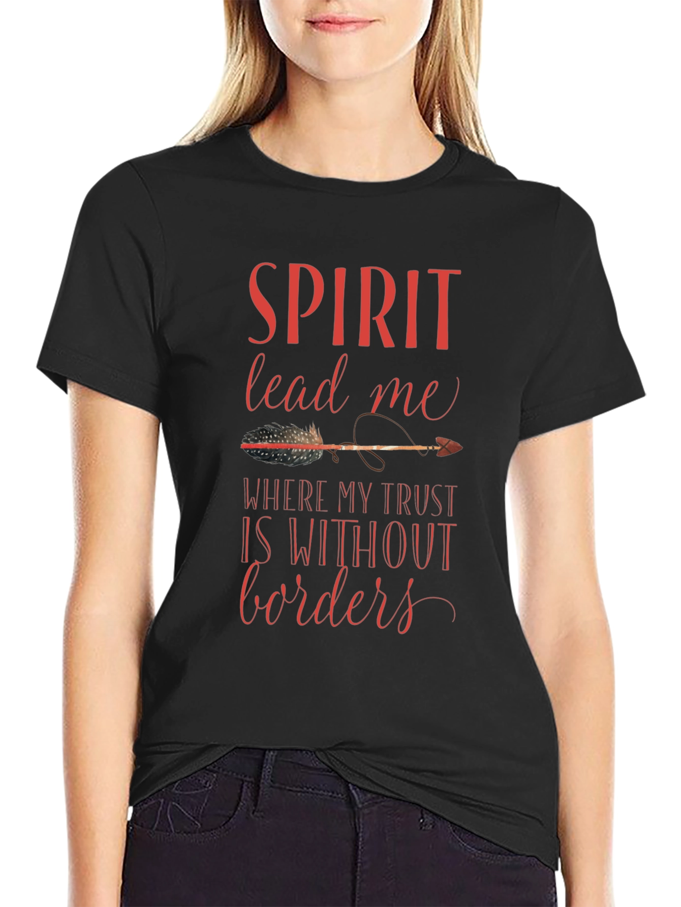 Spirit Lead Me Graphic Tee - Trust Without Borders