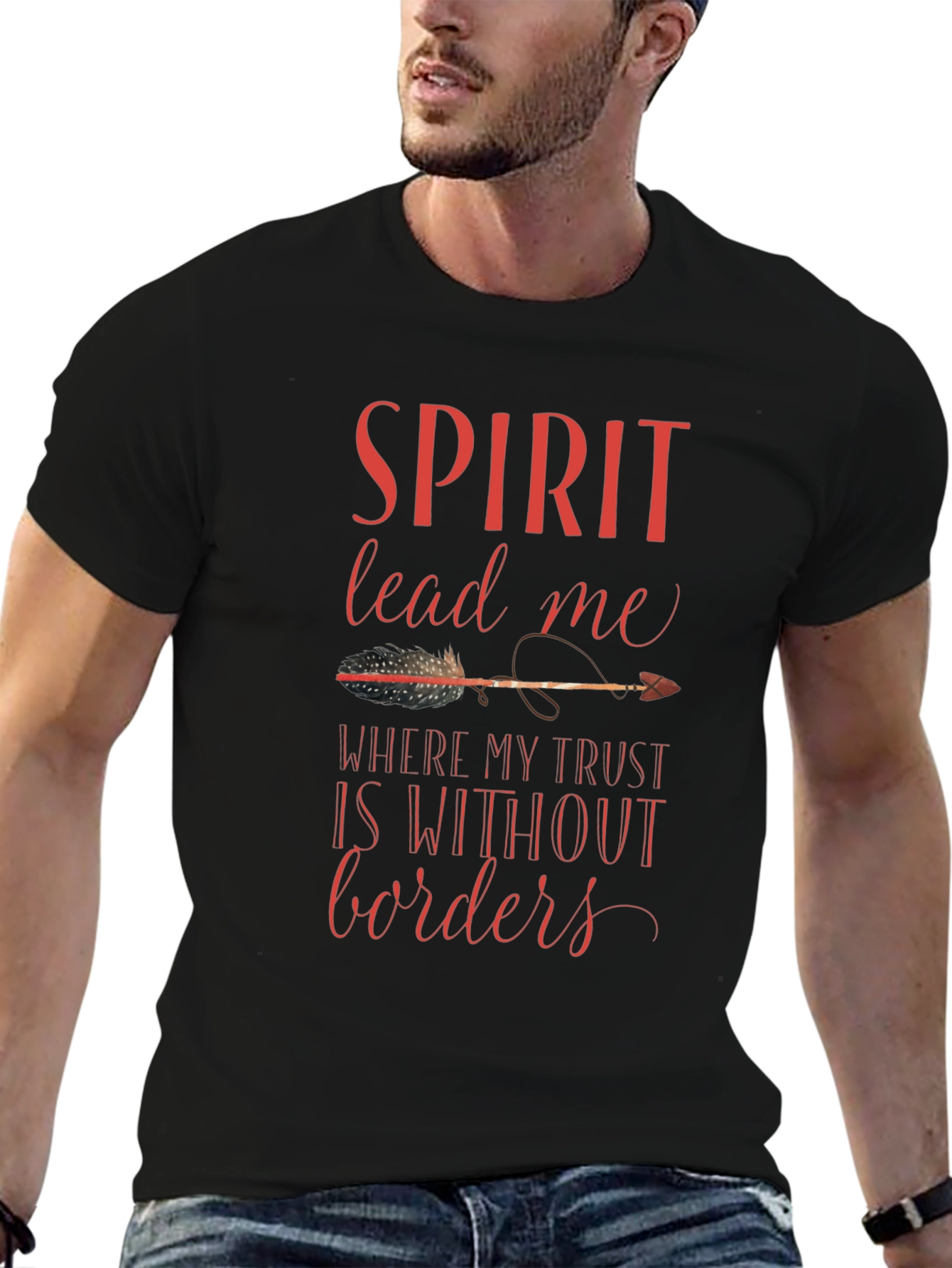 Spirit Lead Me Graphic Tee - Trust Without Borders