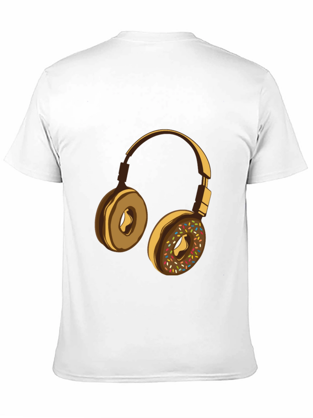 Donut Headphones Graphic Tee - Music Lovers Shirt