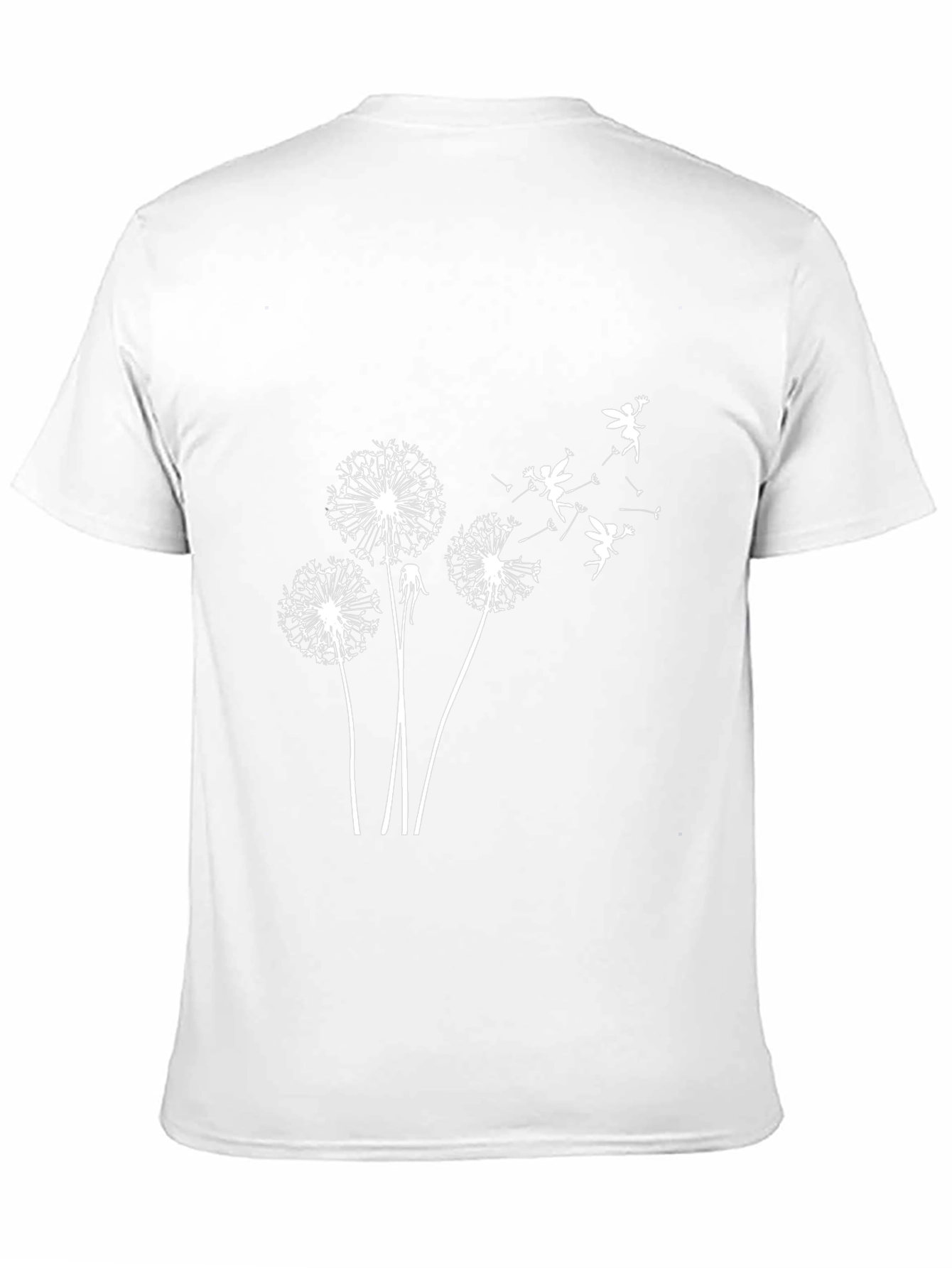 Dandelion Fairy Black Graphic Tee