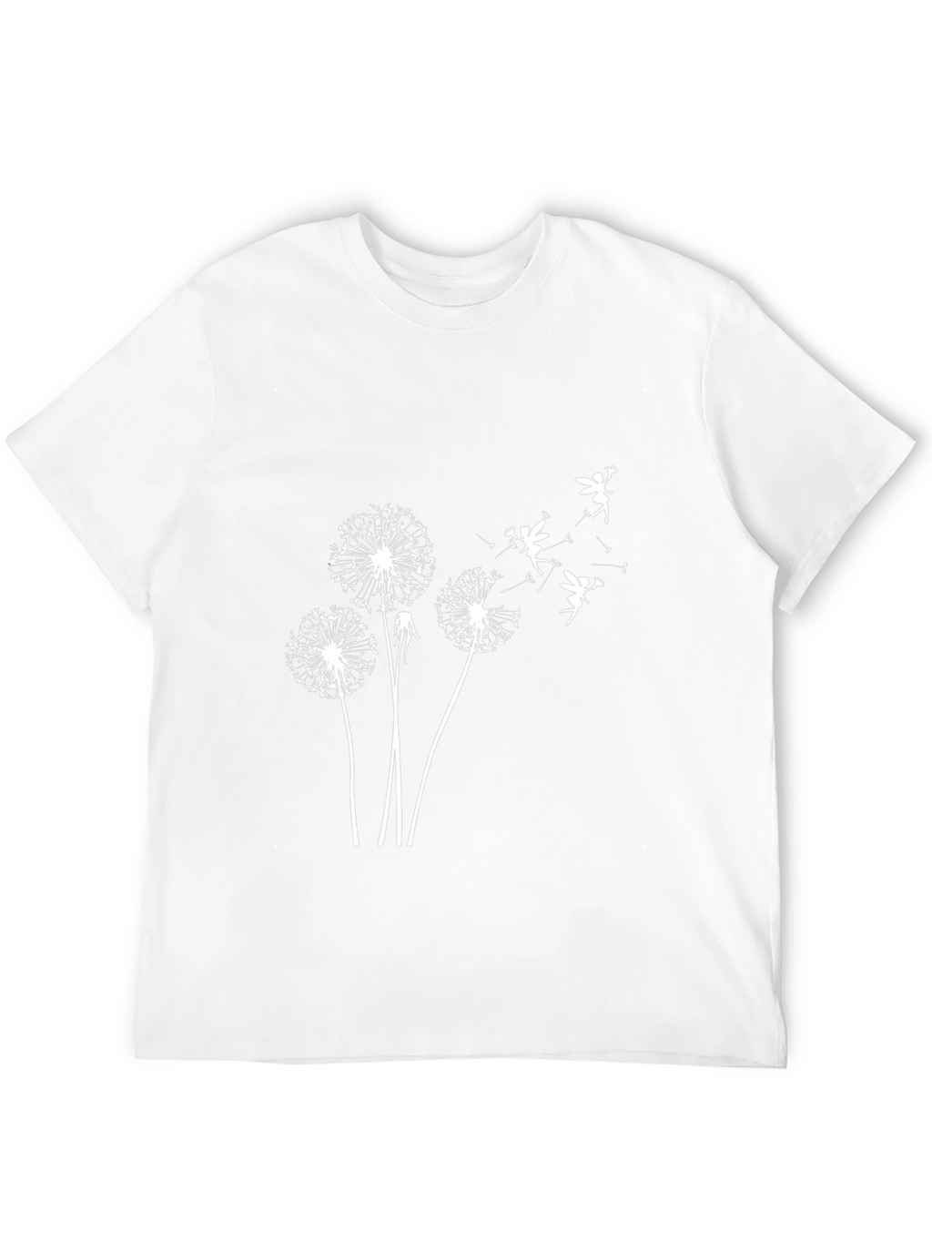 Dandelion Fairy Black Graphic Tee