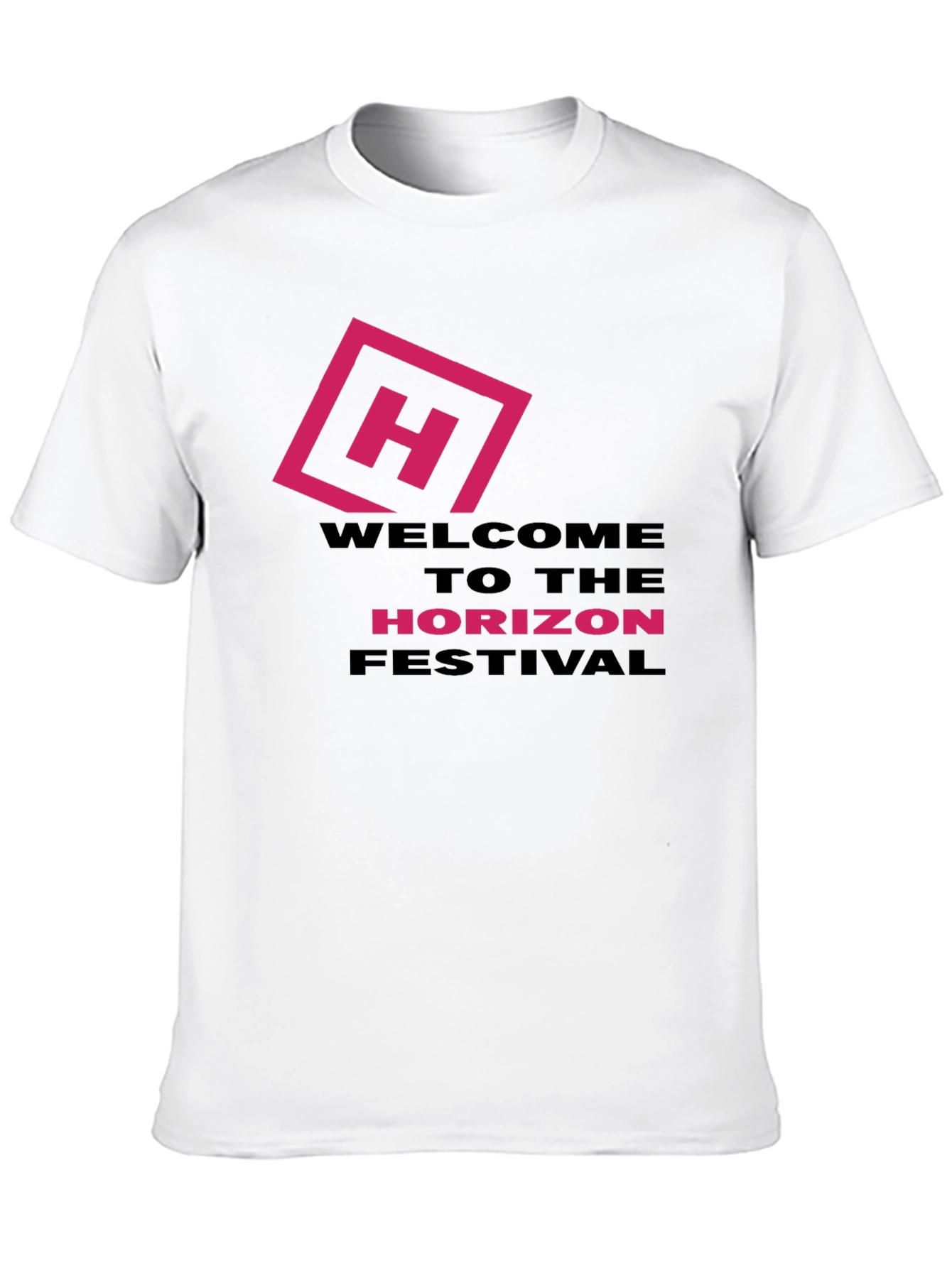 Horizon Festival Graphic Tee - Black Cotton