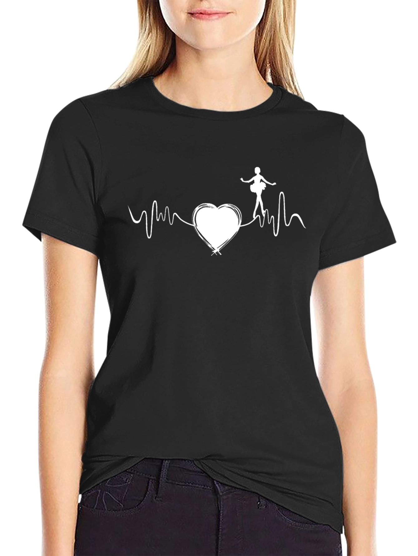 Ballerina Heartbeat Graphic Tee