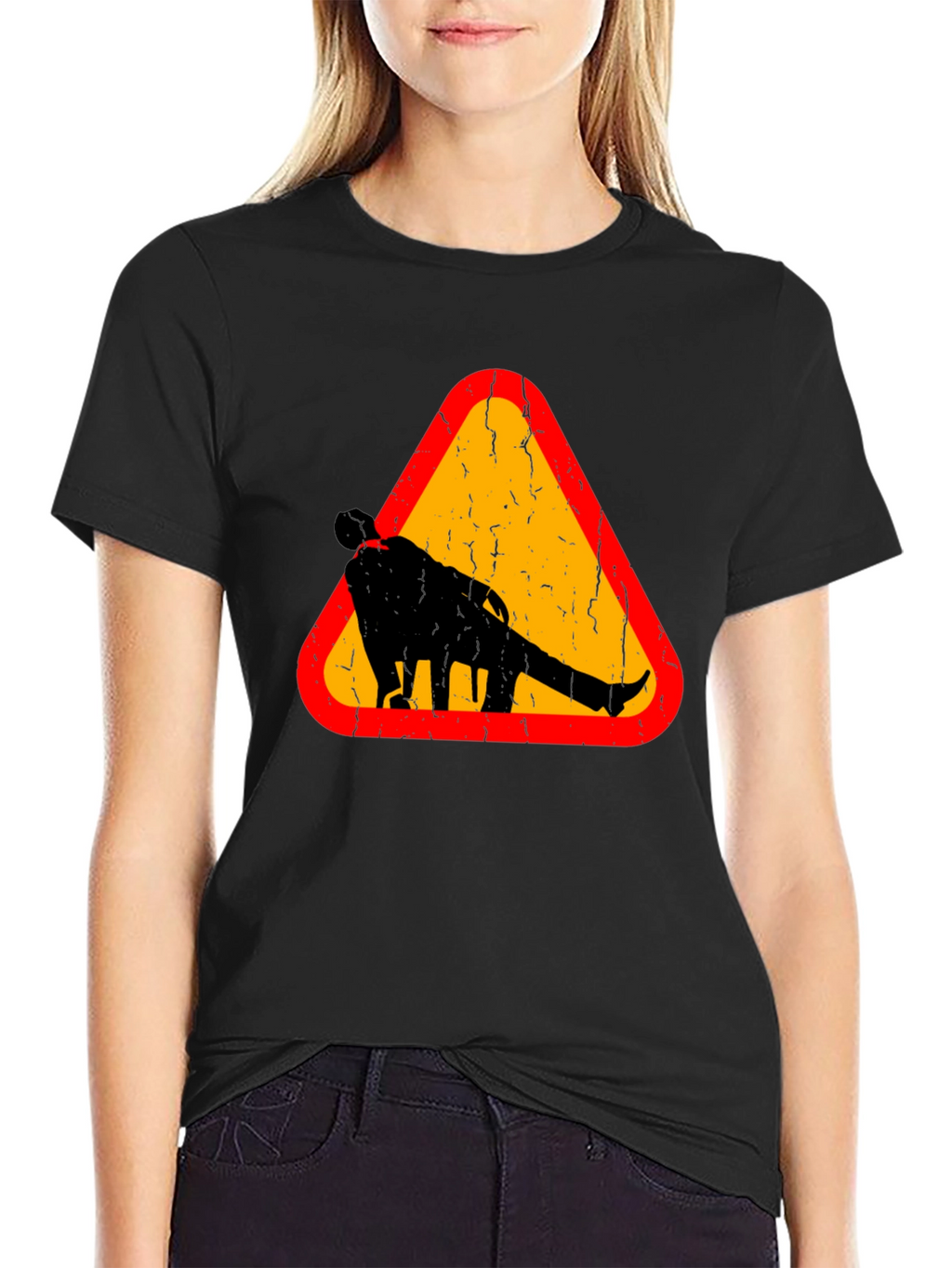 Warning Funny Walking Drunk Man T-Shirt