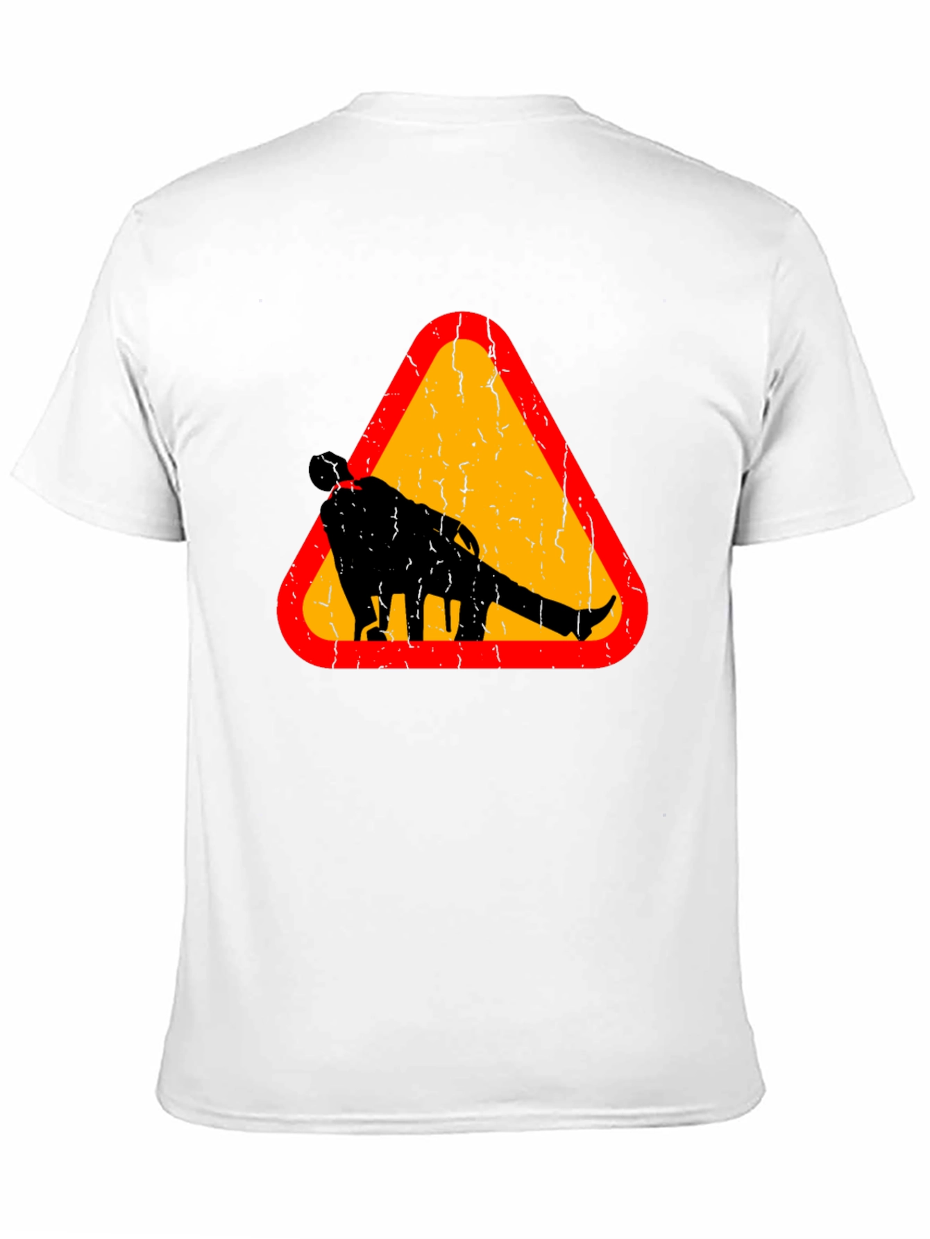 Warning Funny Walking Drunk Man T-Shirt