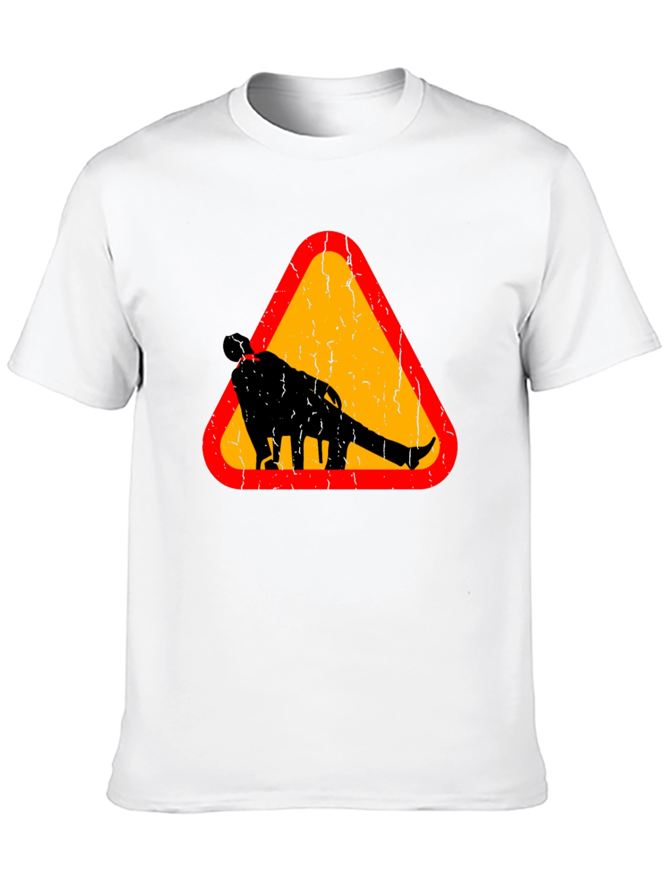 Warning Funny Walking Drunk Man T-Shirt