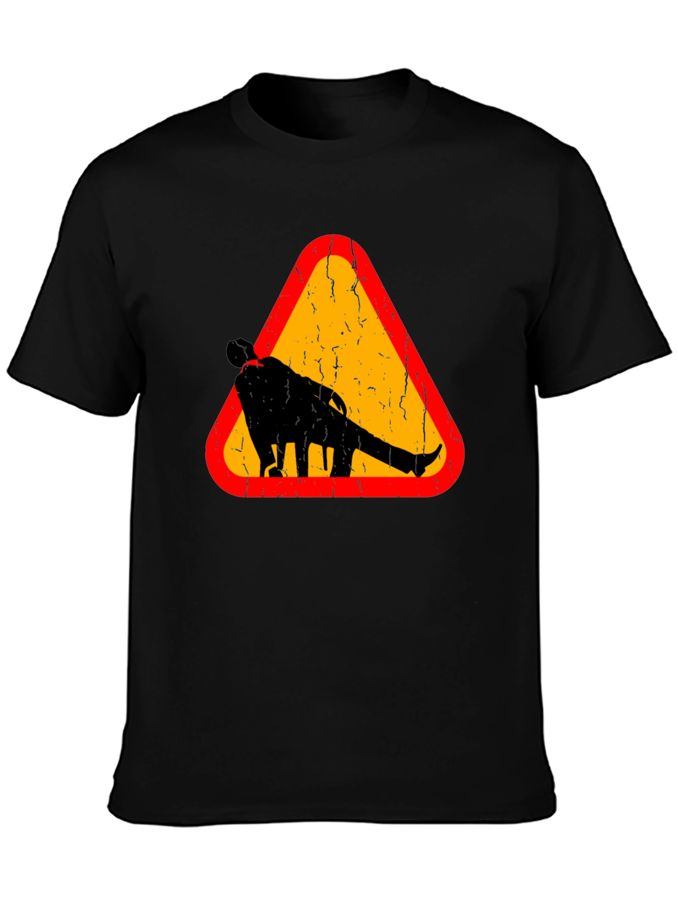 Warning Funny Walking Drunk Man T-Shirt