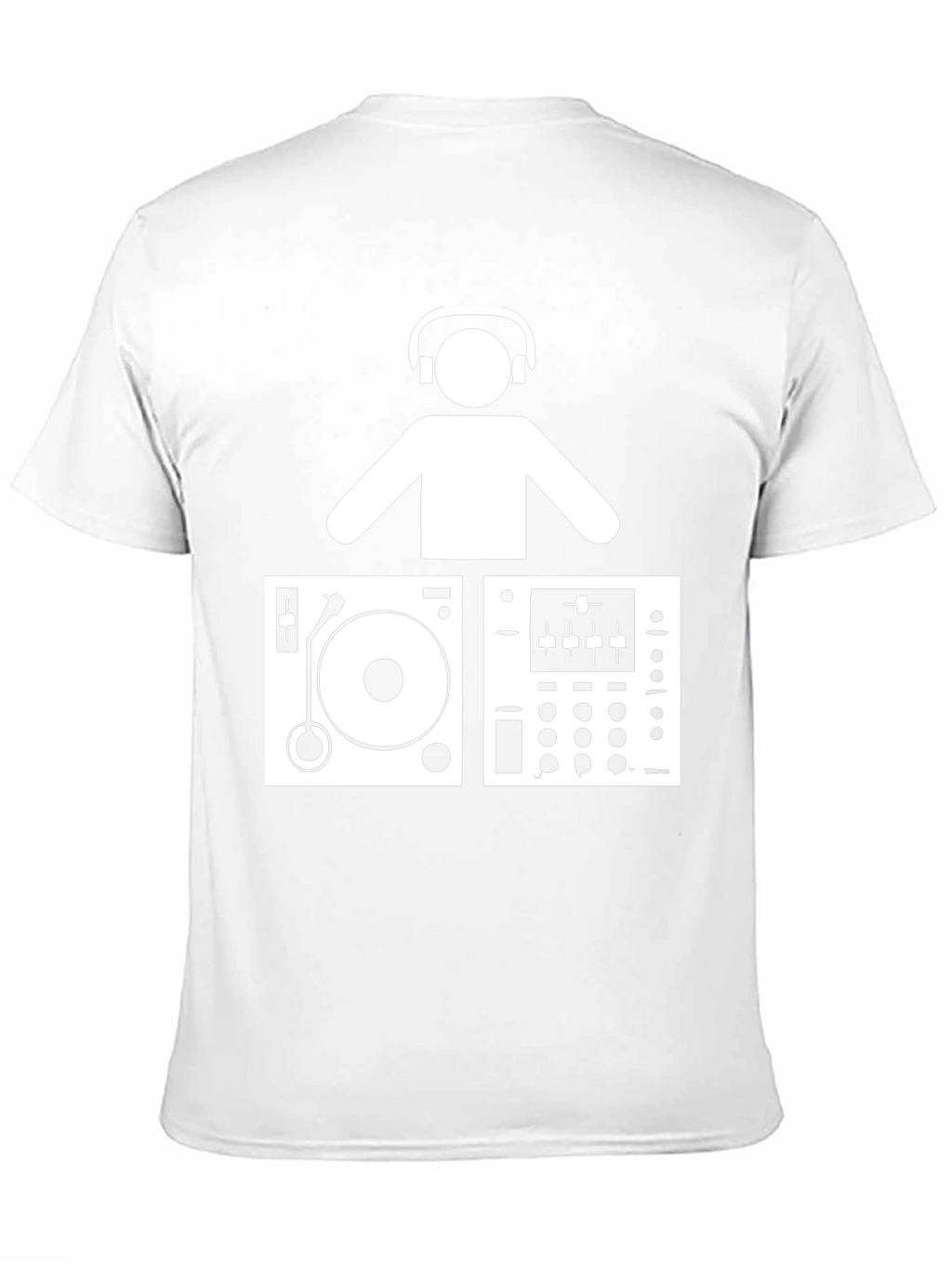 DJ Turntable Graphic T-Shirt - Music Lover Tee