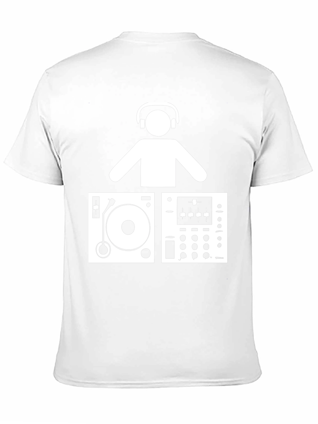 DJ Turntable Graphic T-Shirt - Music Lover Tee