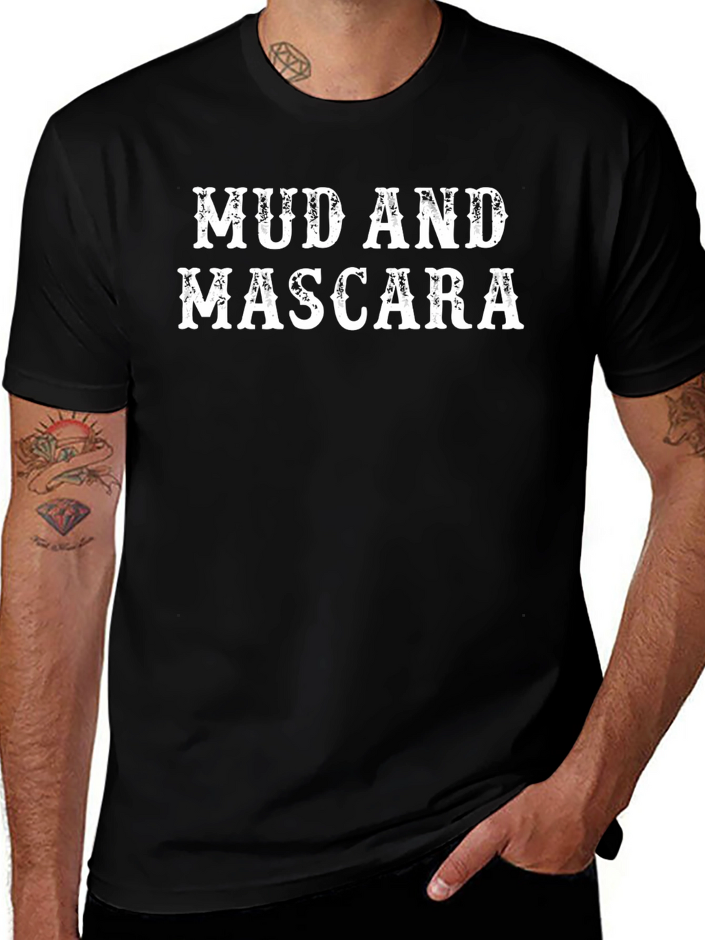 Mud and Mascara Graphic Tee - Black