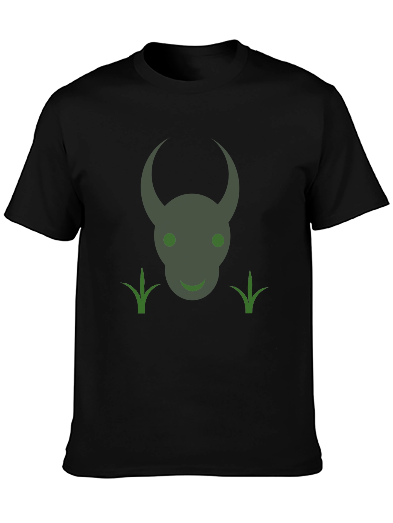 Green Devil Face Graphic Tee
