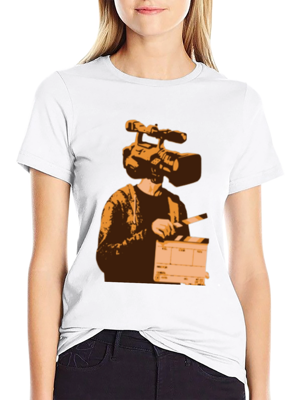 Camera Head Filmmaker Graphic Tee