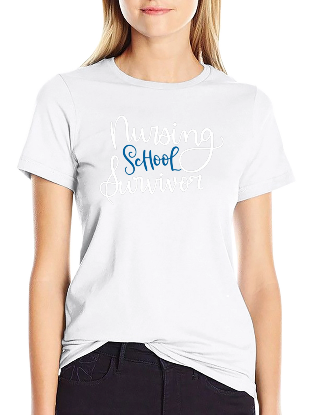Nursing School Survivor T-Shirt - Black