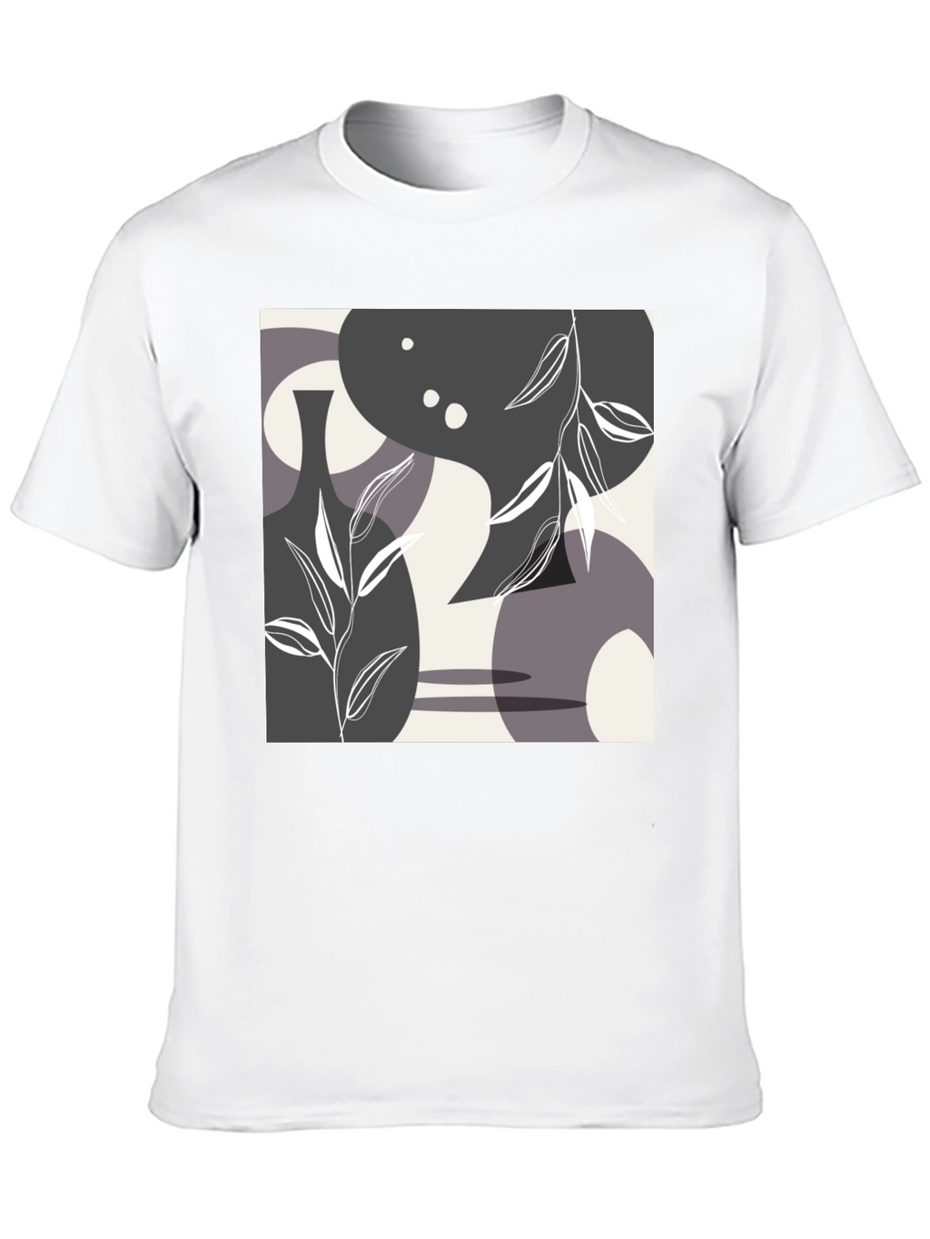 Abstract Art Graphic Tee - Modern Style