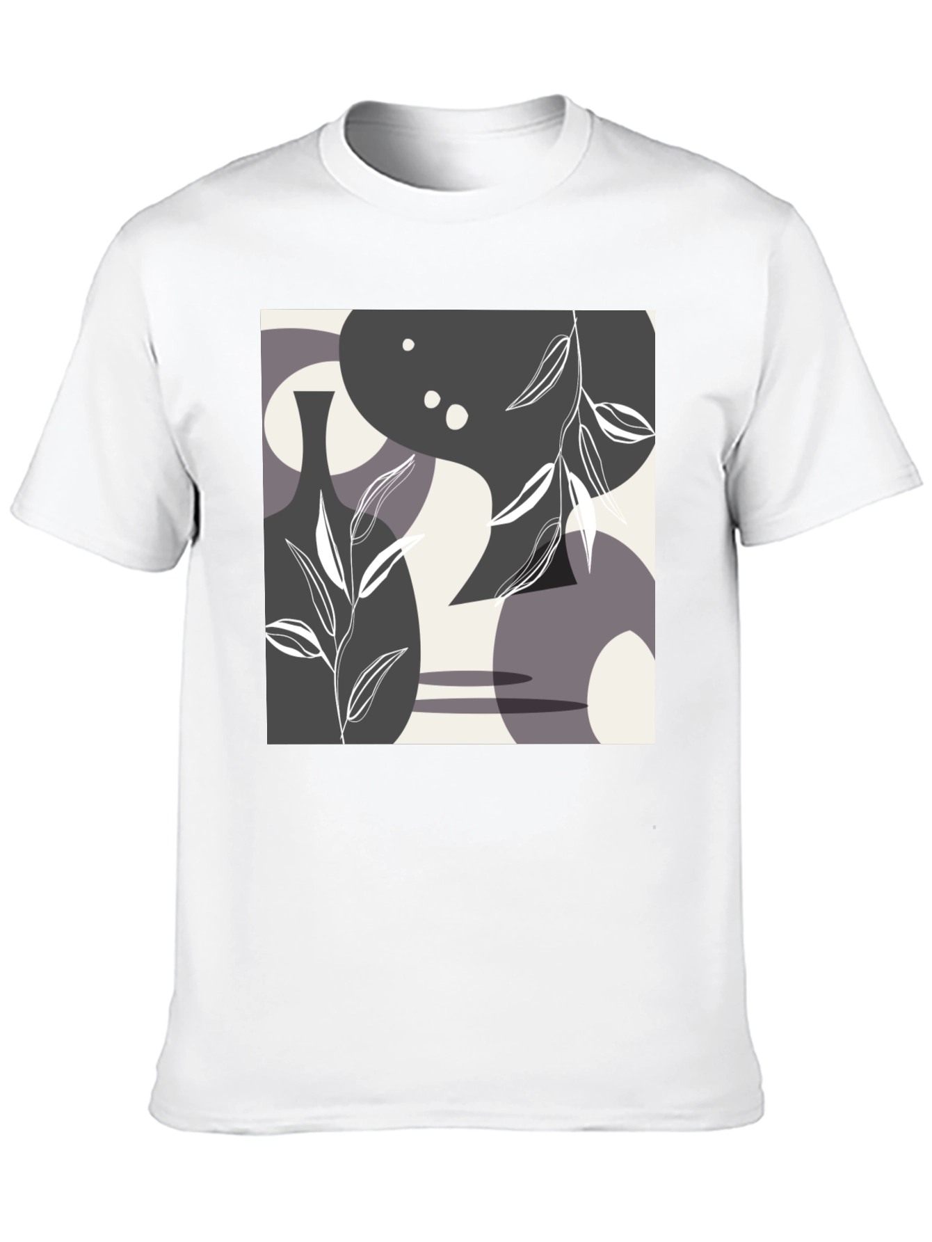 Abstract Art Graphic Tee - Modern Style