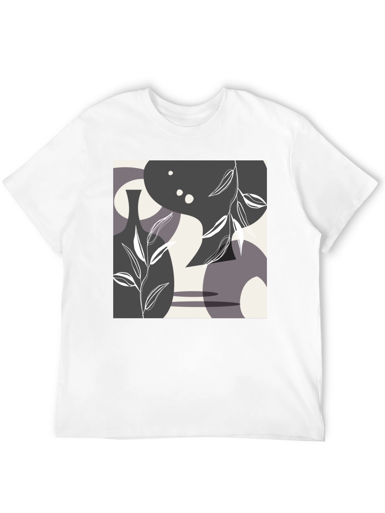 Abstract Art Graphic Tee - Modern Style