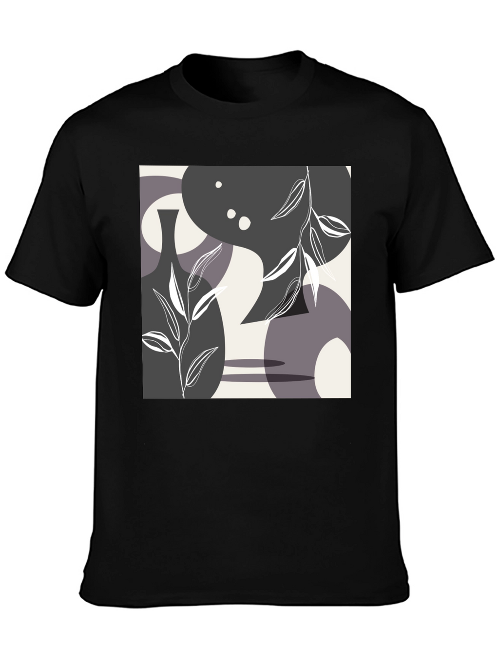 Abstract Art Graphic Tee - Modern Style