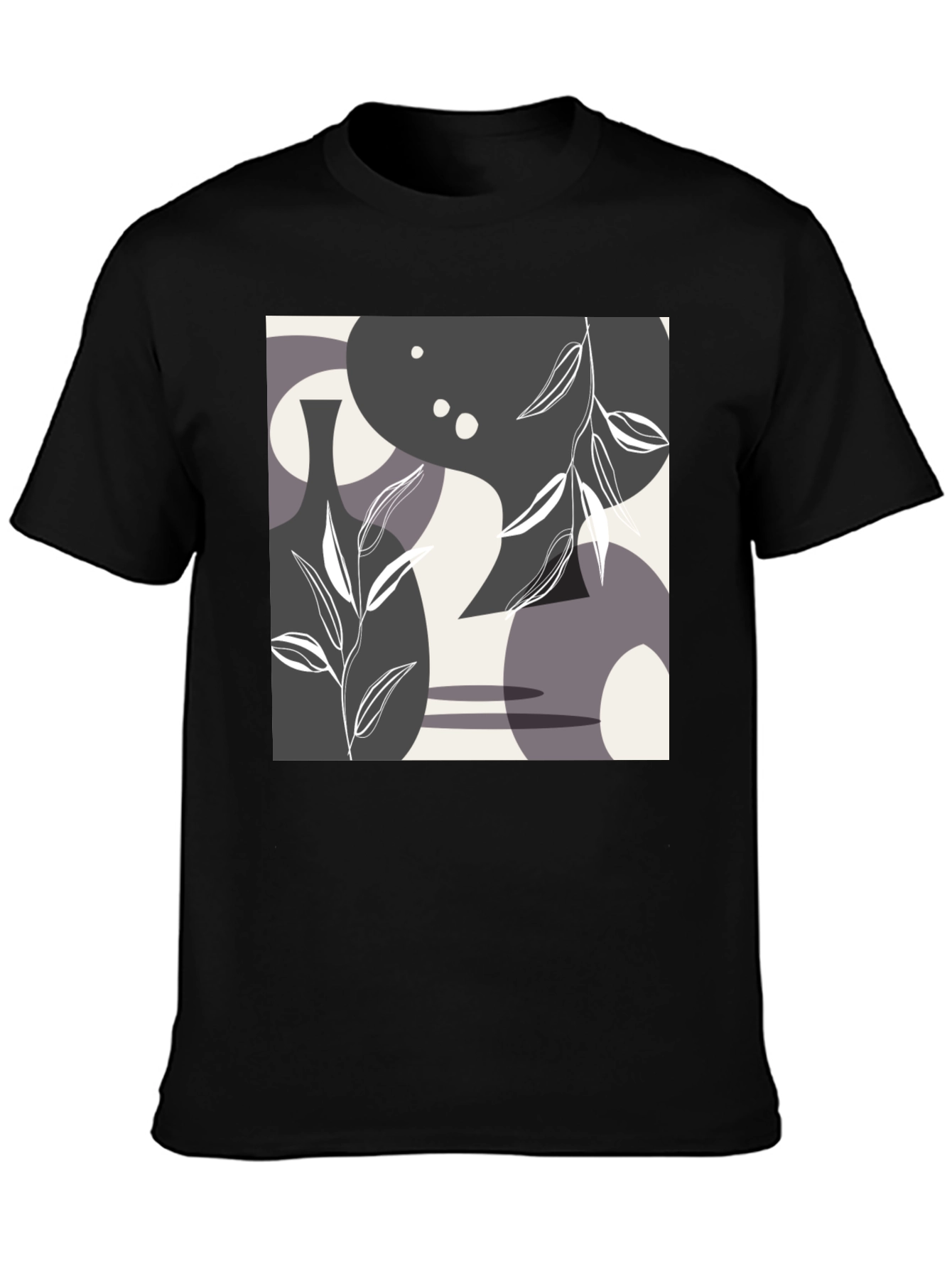 Abstract Art Graphic Tee - Modern Style