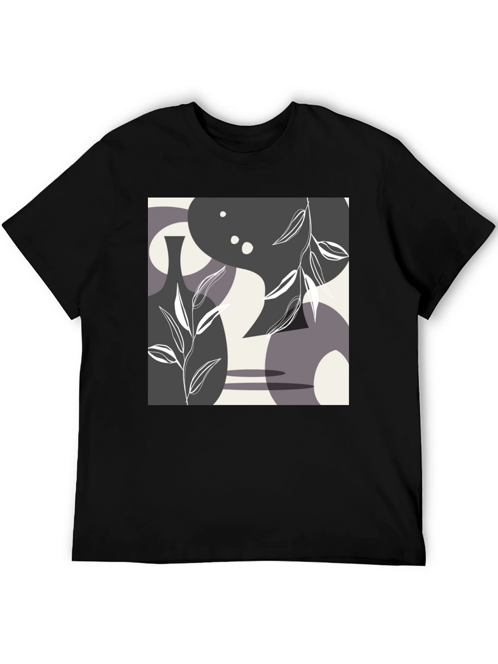 Abstract Art Graphic Tee - Modern Style
