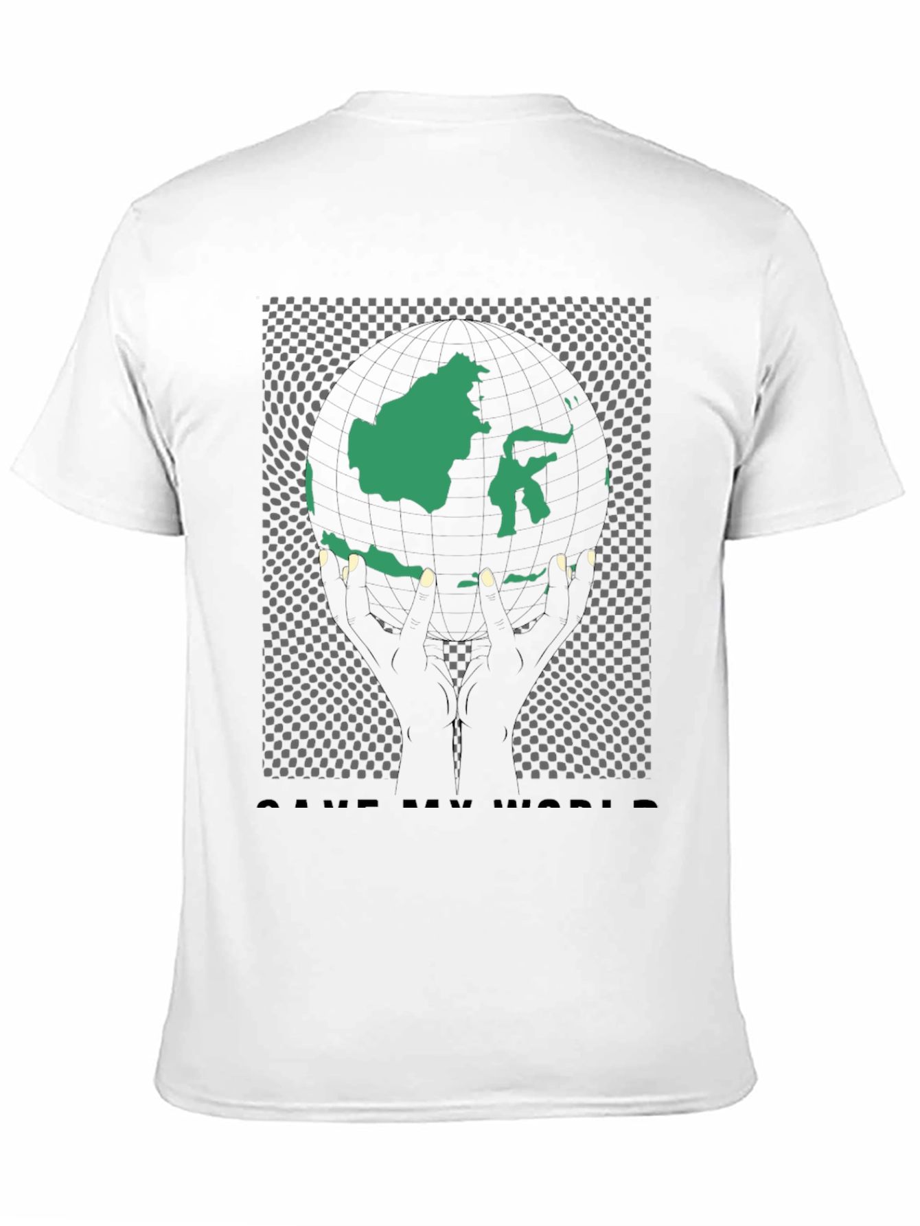 Save My World Graphic Tee - Black
