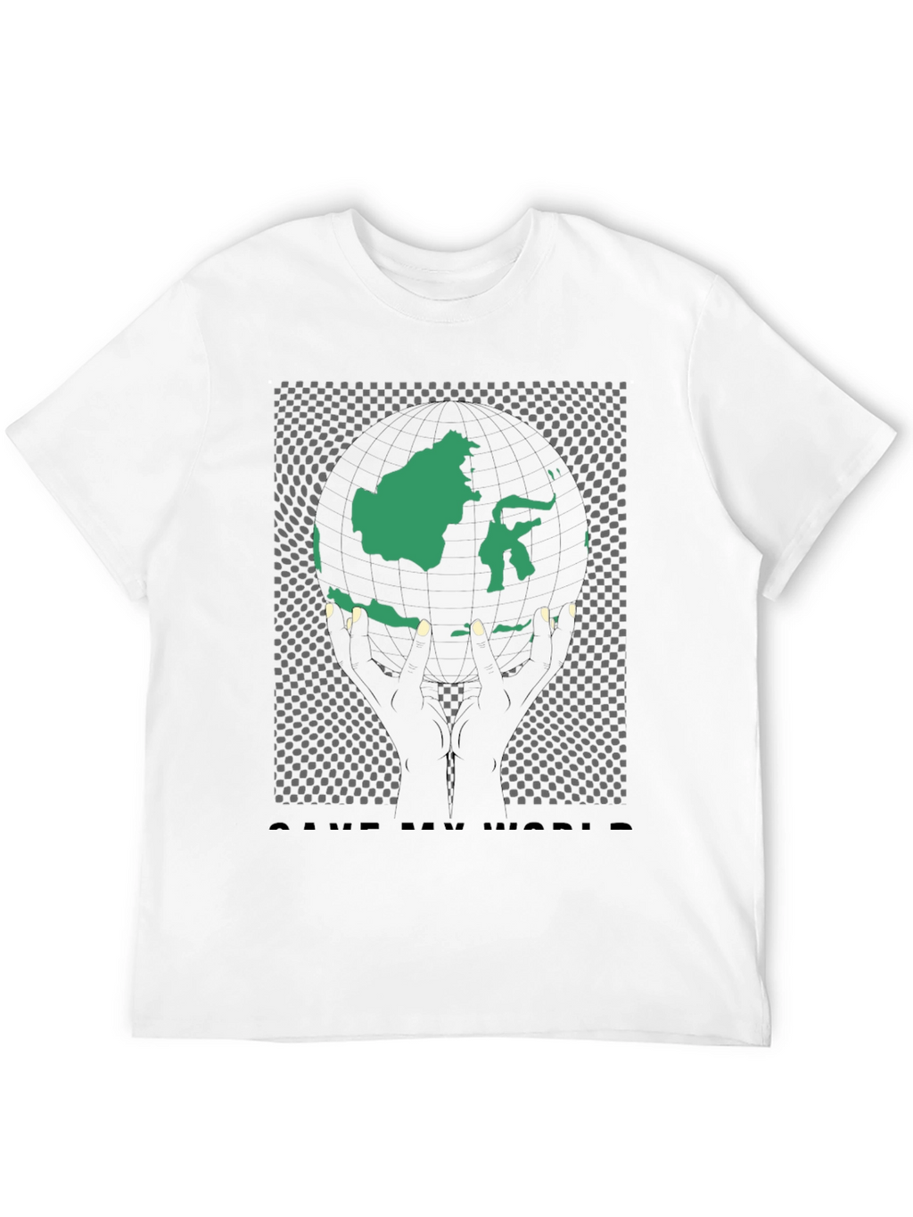 Save My World Graphic Tee - Black