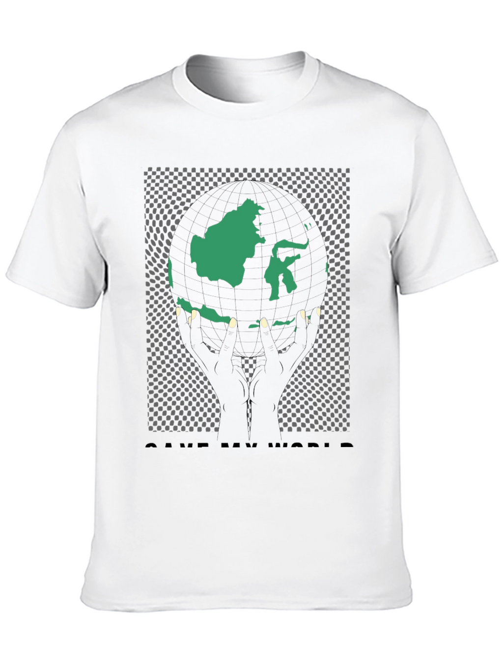 Save My World Graphic Tee - Black